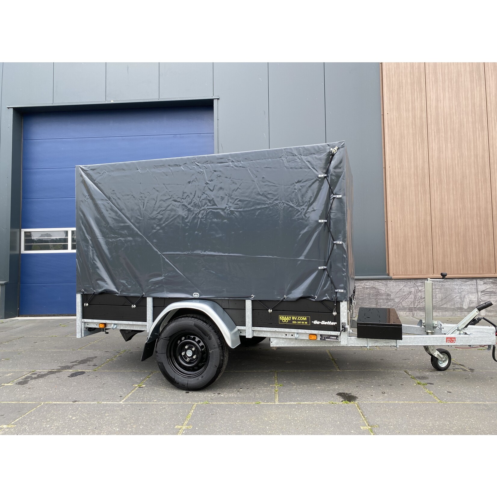 Anssems BSX-Go-Getter | 250 x 130 x 150 cm  | 1.350 kg| Geremd incl. huif 150 cm | ALL - IN AKTIE!