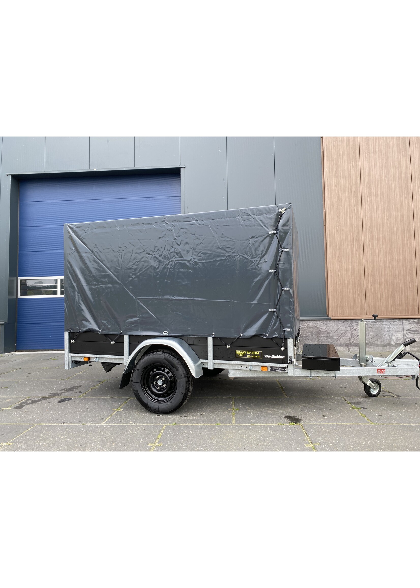 Anssems BSX-Go-Getter | 250 x 130 x 150 cm  | 1.350 kg| Geremd incl. huif 150 cm | ALL - IN AKTIE!