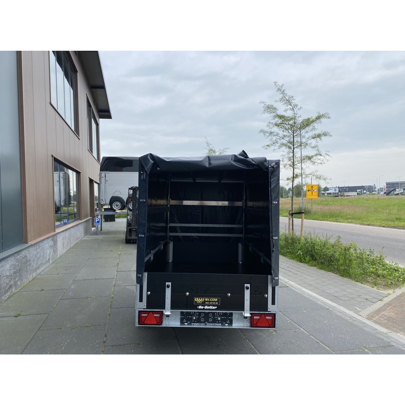 Anssems BSX-Go-Getter | 250 x 130 x 150 cm  | 1.350 kg| Geremd incl. huif 150 cm | ALL - IN AKTIE!