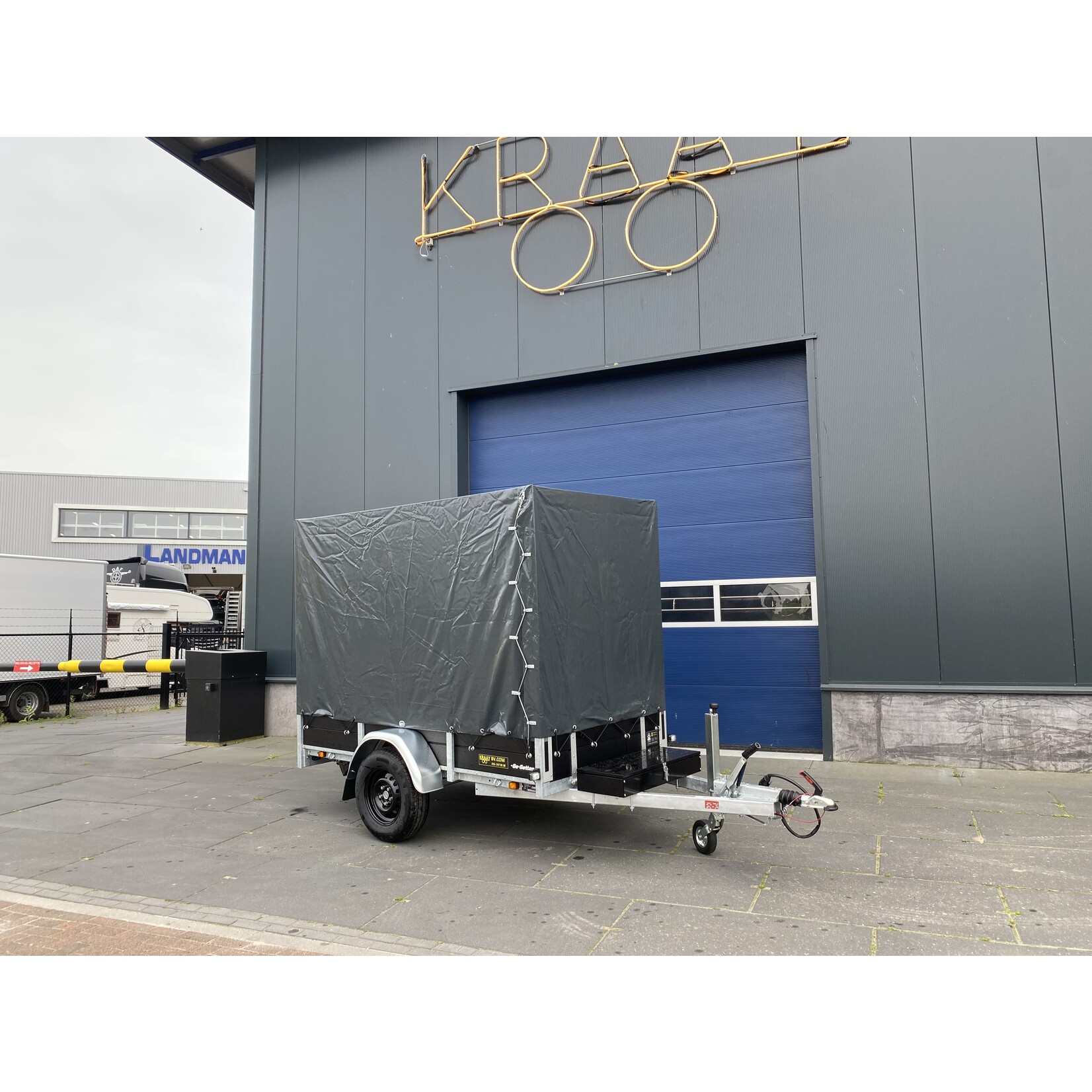 Anssems BSX-Go-Getter | 250 x 130 x 180 cm | 1.350 kg| Geremd incl. huif 180 cm | ALL - IN AKTIE!