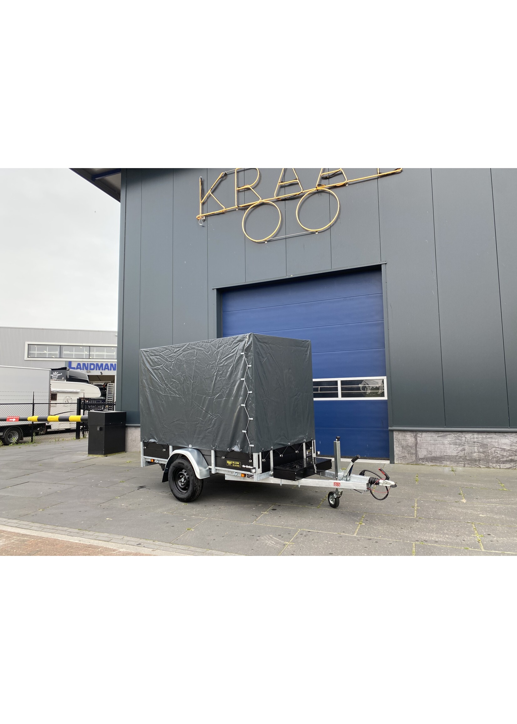 Anssems BSX-Go-Getter | 250 x 130 x 180 cm | 1.350 kg| Geremd incl. huif 180 cm | ALL - IN AKTIE!