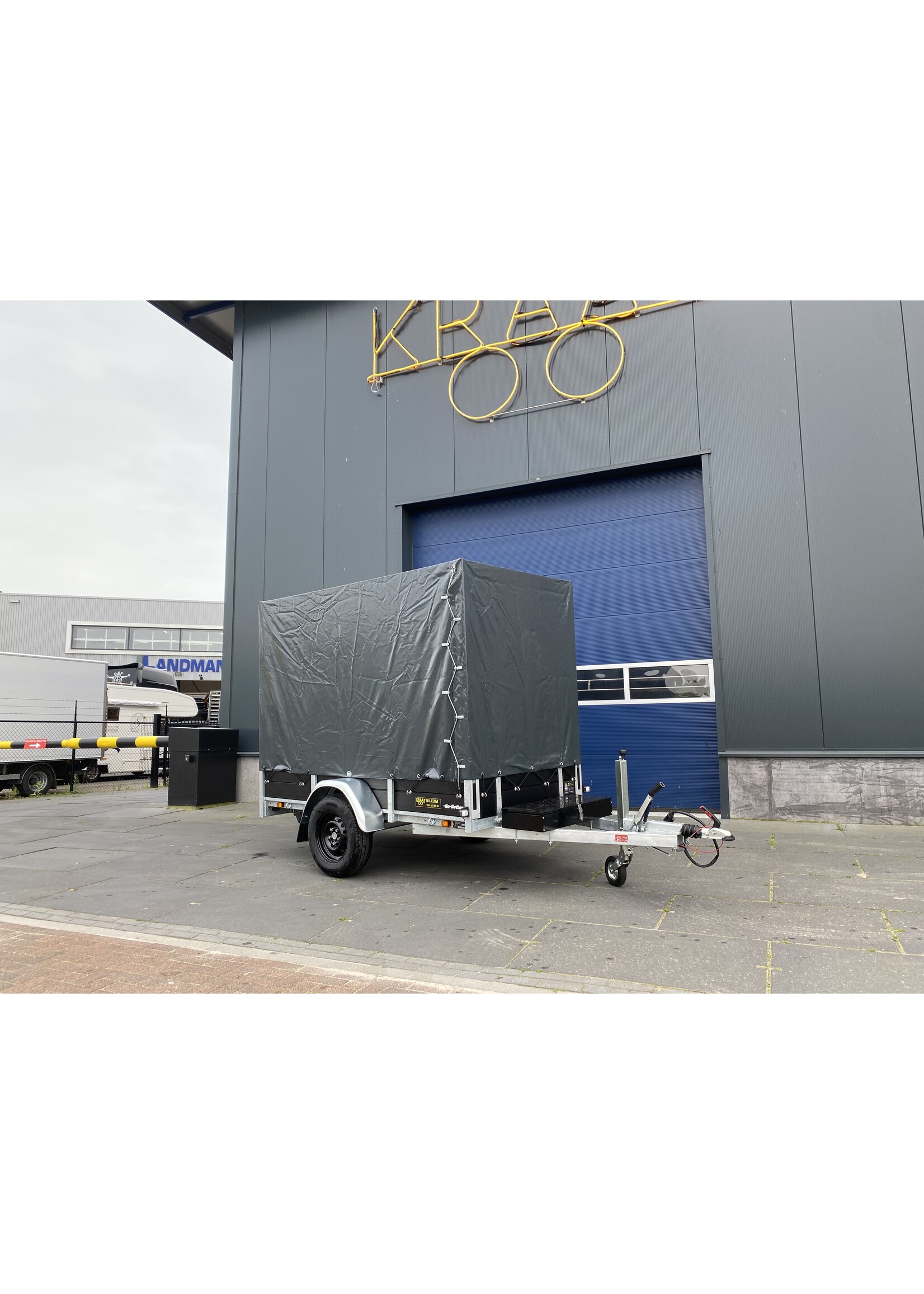 Anssems BSX-Go-Getter | 250 x 130 x 180 cm | 1.350 kg| Geremd incl. huif 180 cm | ALL - IN AKTIE!