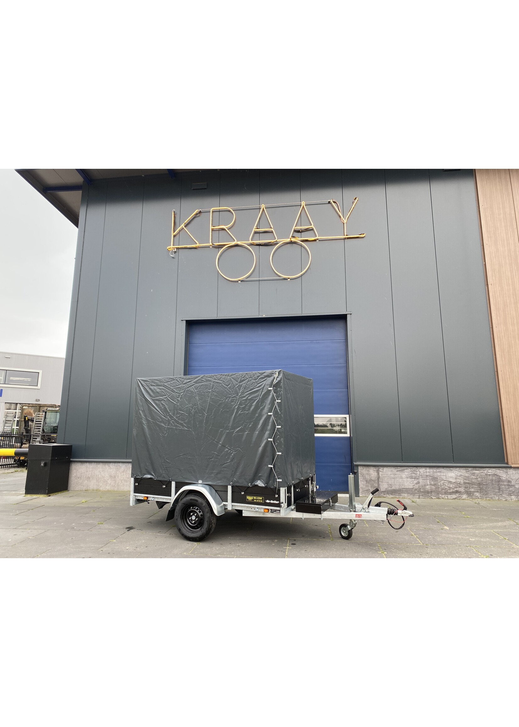 Anssems BSX-Go-Getter | 250 x 130 x 180 cm | 1.350 kg| Geremd incl. huif 180 cm | ALL - IN AKTIE!