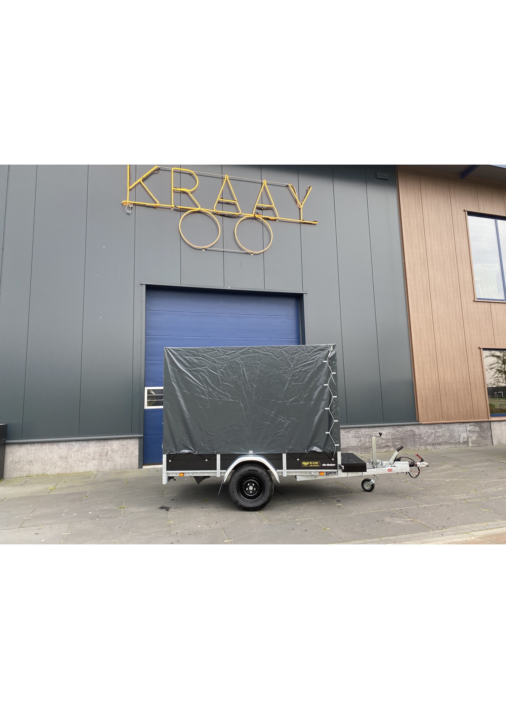 Anssems BSX-Go-Getter | 250 x 130 x 180 cm | 1.350 kg| Geremd incl. huif 180 cm | ALL - IN AKTIE!