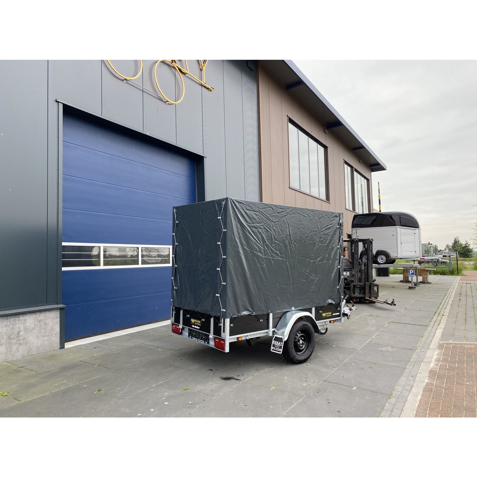 Anssems BSX-Go-Getter | 250 x 130 x 180 cm | 1.350 kg| Geremd incl. huif 180 cm | ALL - IN AKTIE!