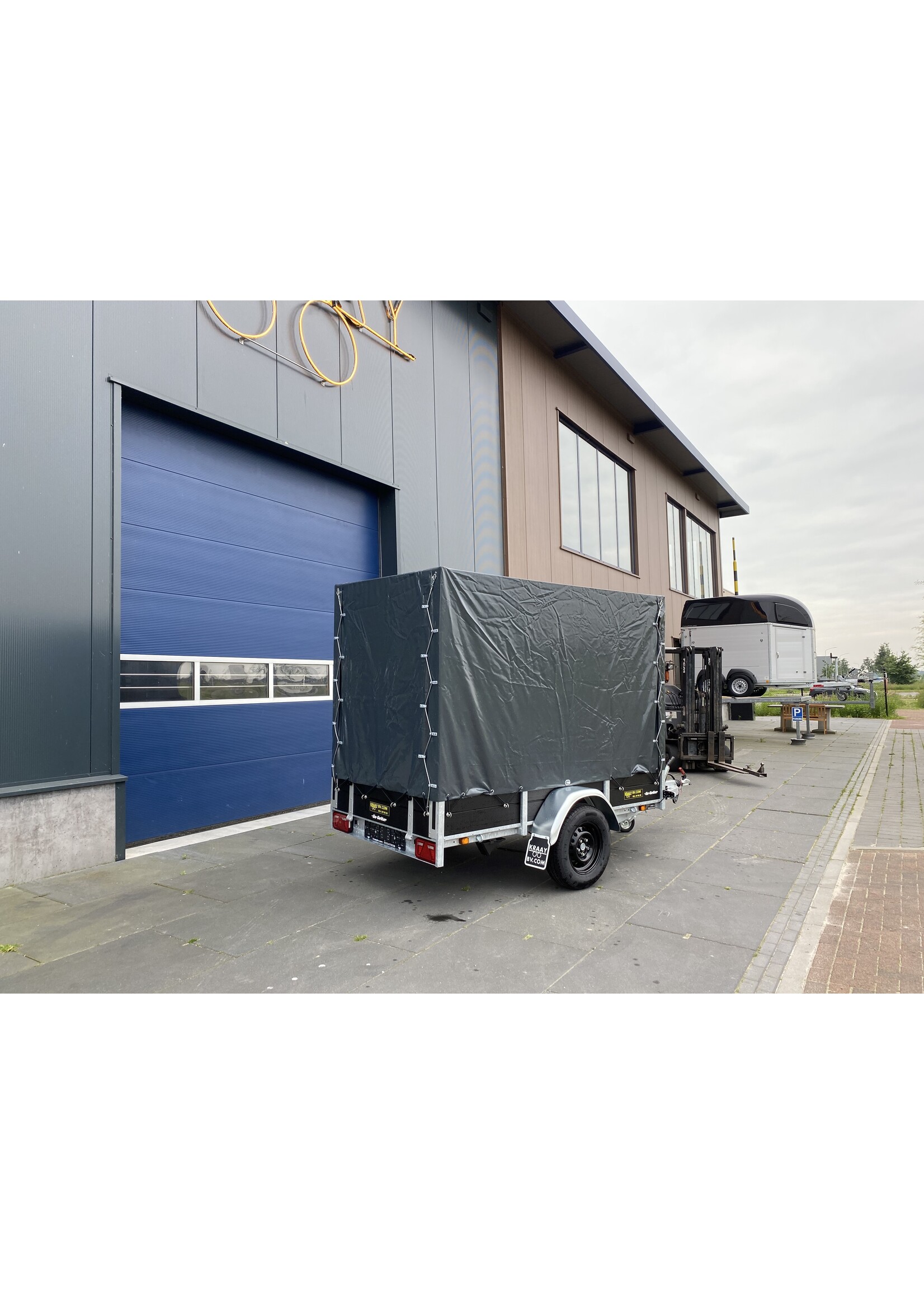 Anssems BSX-Go-Getter | 250 x 130 x 180 cm | 1.350 kg| Geremd incl. huif 180 cm | ALL - IN AKTIE!