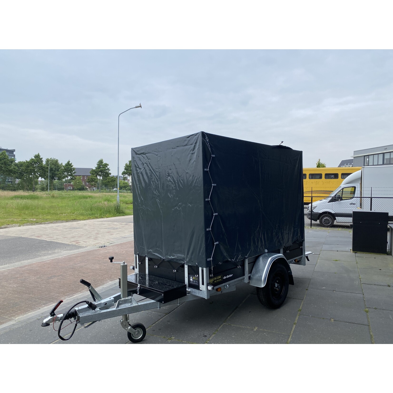 Anssems BSX-Go-Getter | 250 x 130 x 180 cm | 1.350 kg| Geremd incl. huif 180 cm | ALL - IN AKTIE!