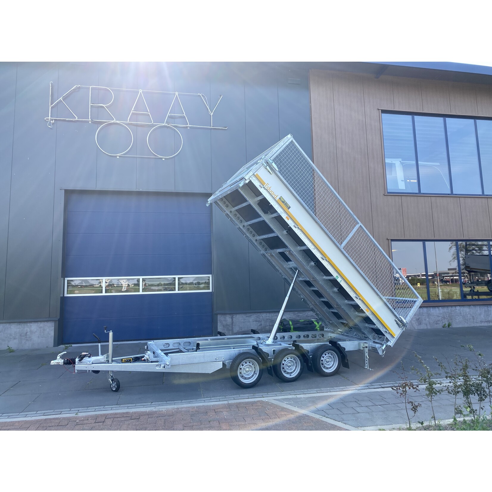 Eduard Eduard 3- zijdige kipper | 400 x 200 x 30 cm | 3.500 kg | Geremd ALL - IN AKTIE!