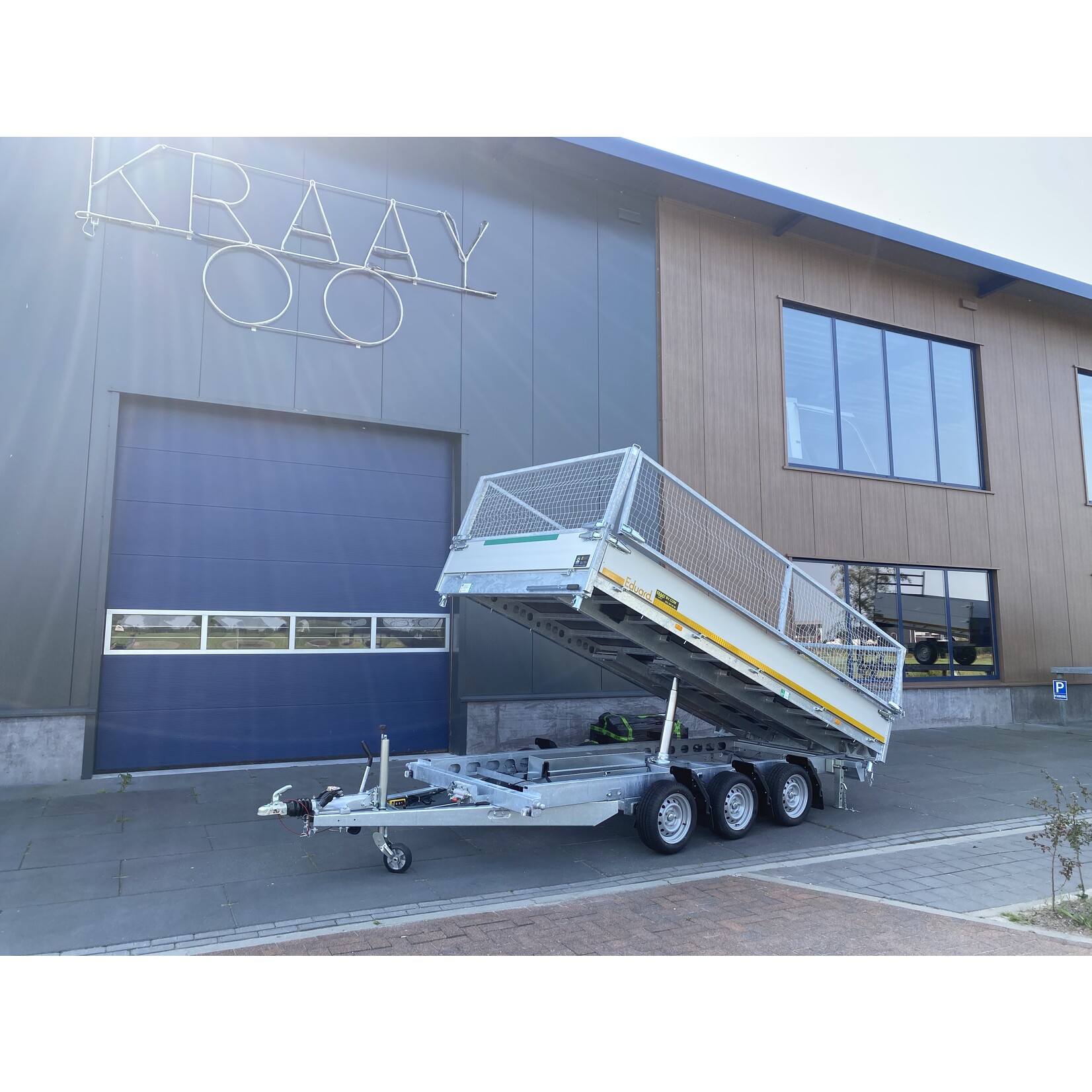Eduard Eduard 3- zijdige kipper | 400 x 200 x 30 cm | 3.500 kg | Geremd ALL - IN AKTIE!