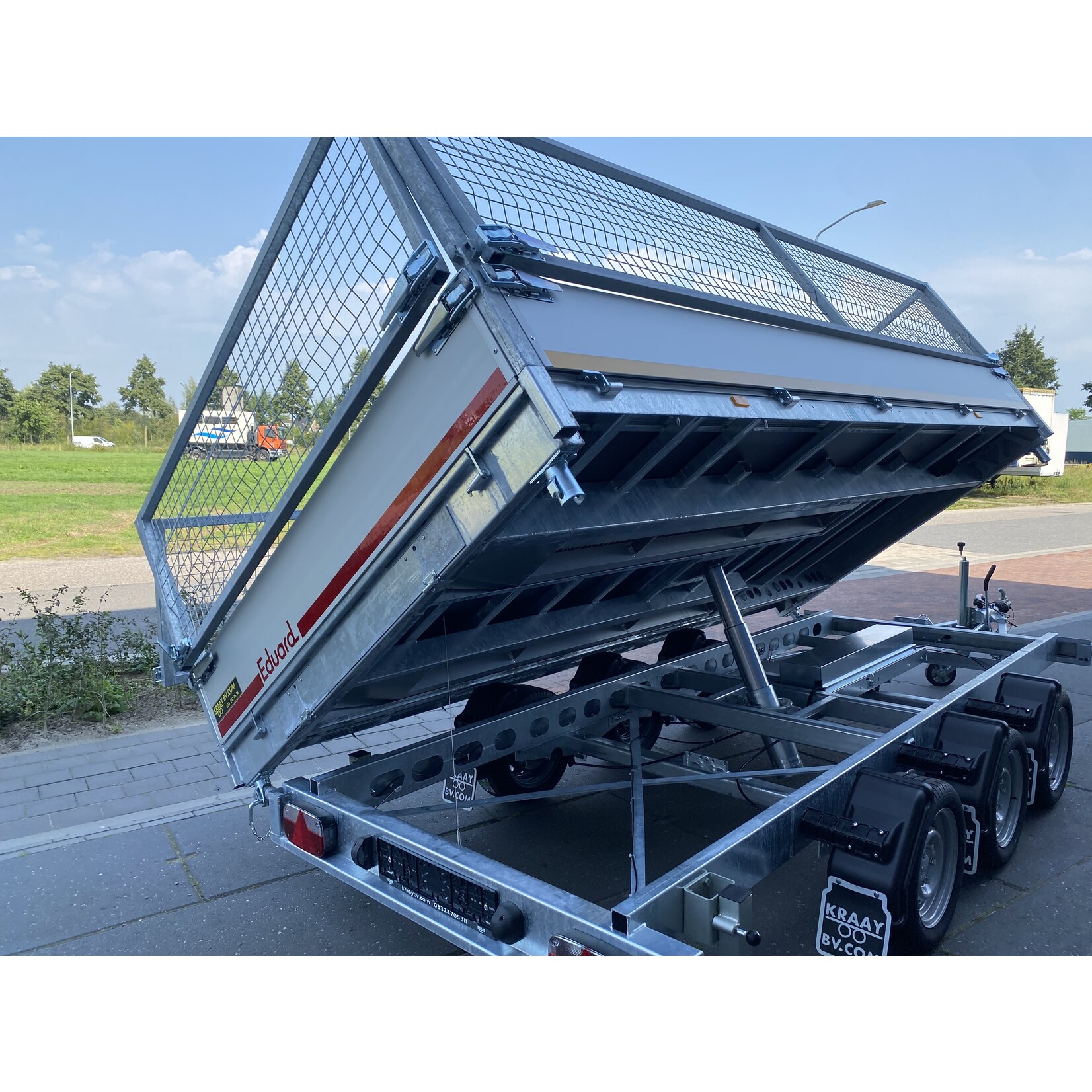 Eduard Eduard 3- zijdige kipper | 400 x 200 x 30 cm | 3.500 kg | Geremd ALL - IN AKTIE!