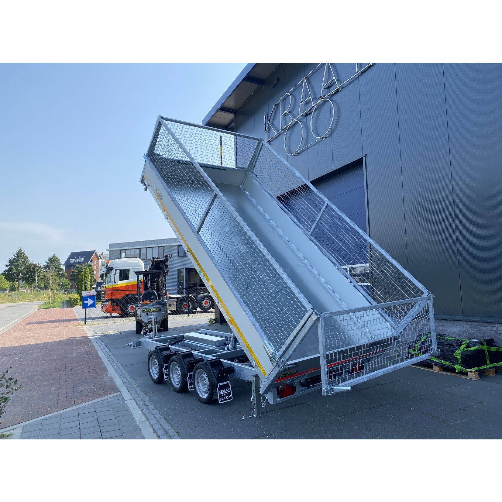 Eduard Eduard 3- zijdige kipper | 400 x 200 x 30 cm | 3.500 kg | Geremd ALL - IN AKTIE!