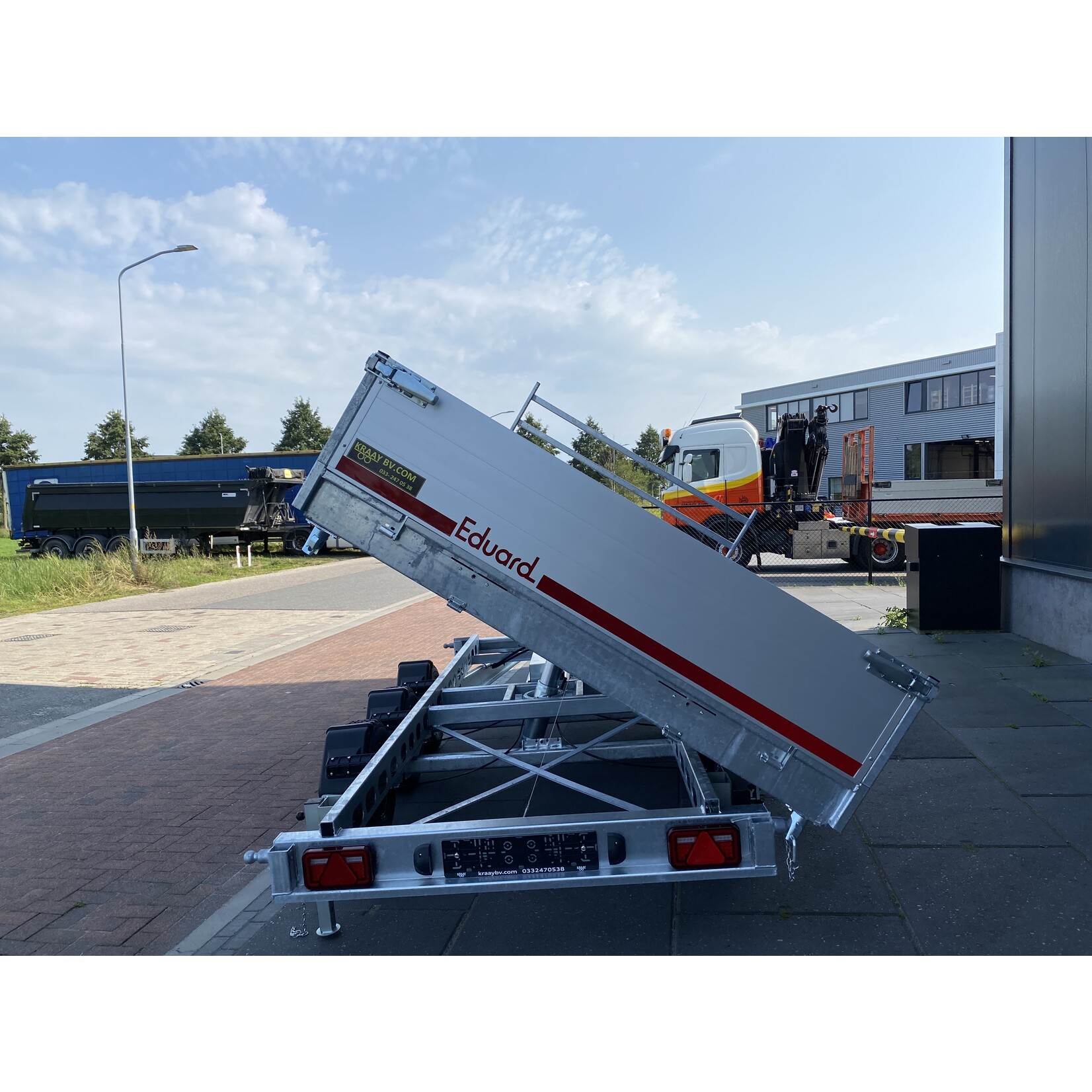 Eduard Eduard 3- zijdige kipper | 400 x 200 x 40 cm | | 3.500 kg | Geremd ALL - IN AKTIE!