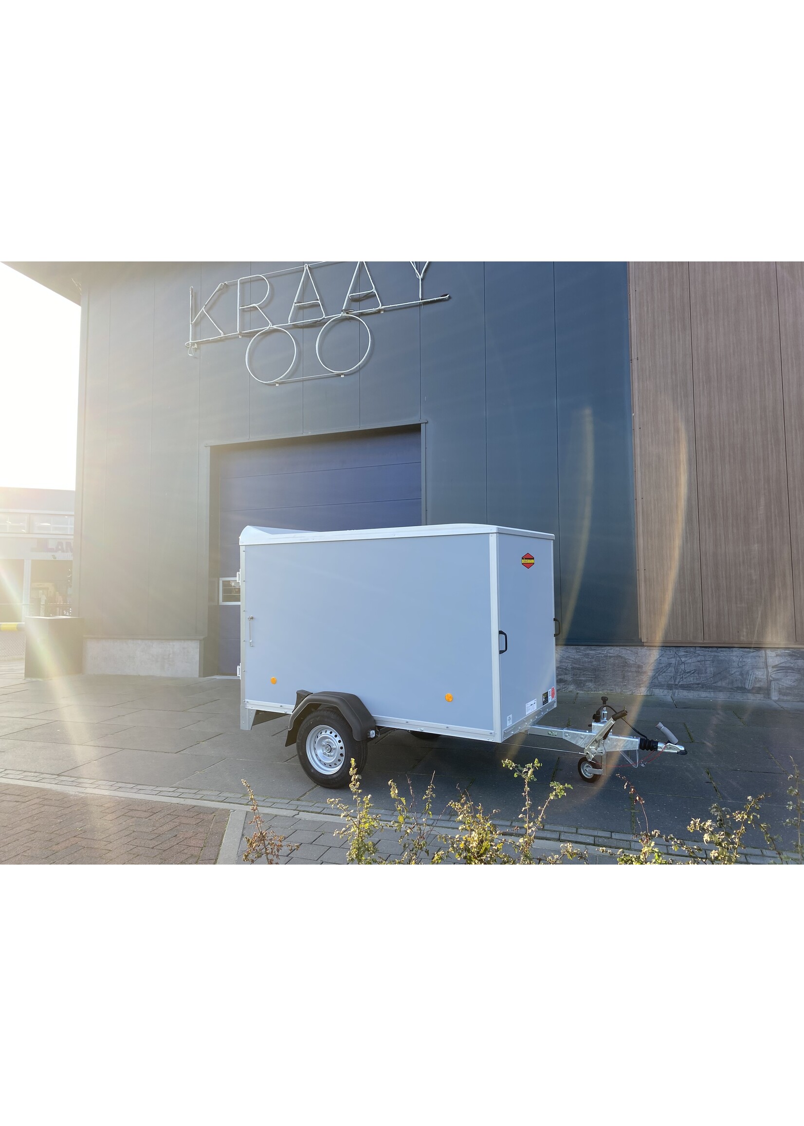 Bockmann Böckmann Gesloten Aanhangwagen | 2515L x 1300B x 1520H  | Geremd | ALL-INN AKTIE