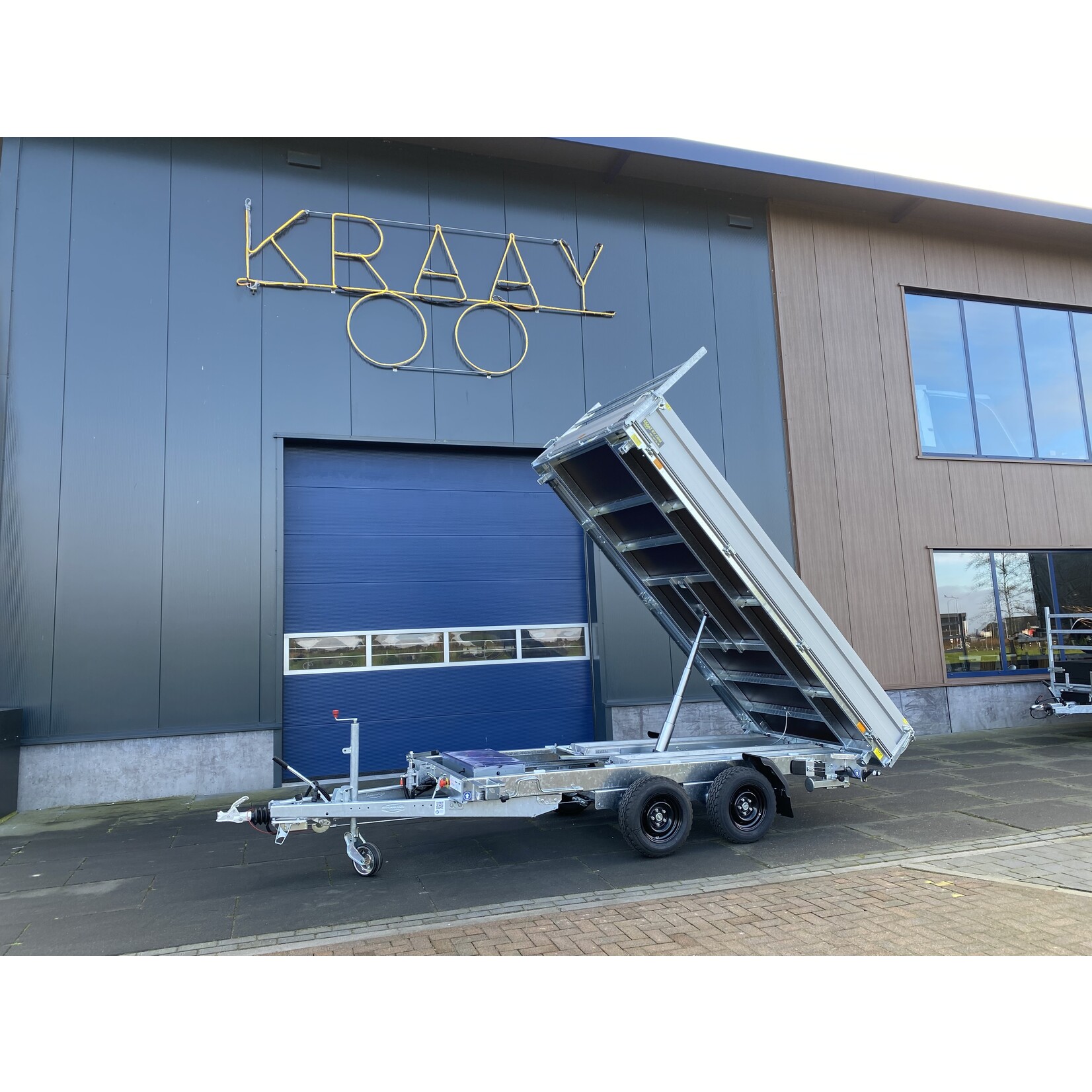 Bockmann 3-zijdige kipper| 374 x 180 x 35 cm | 3.500 kg | Geremd ALL - IN AKTIE!