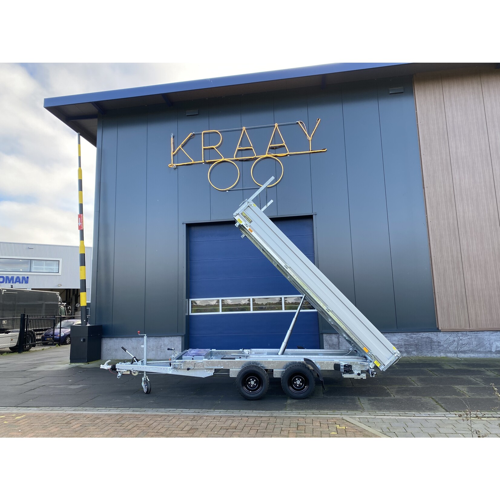 Bockmann 3-zijdige kipper| 374 x 180 x 35 cm | 3.500 kg | Geremd ALL - IN AKTIE!