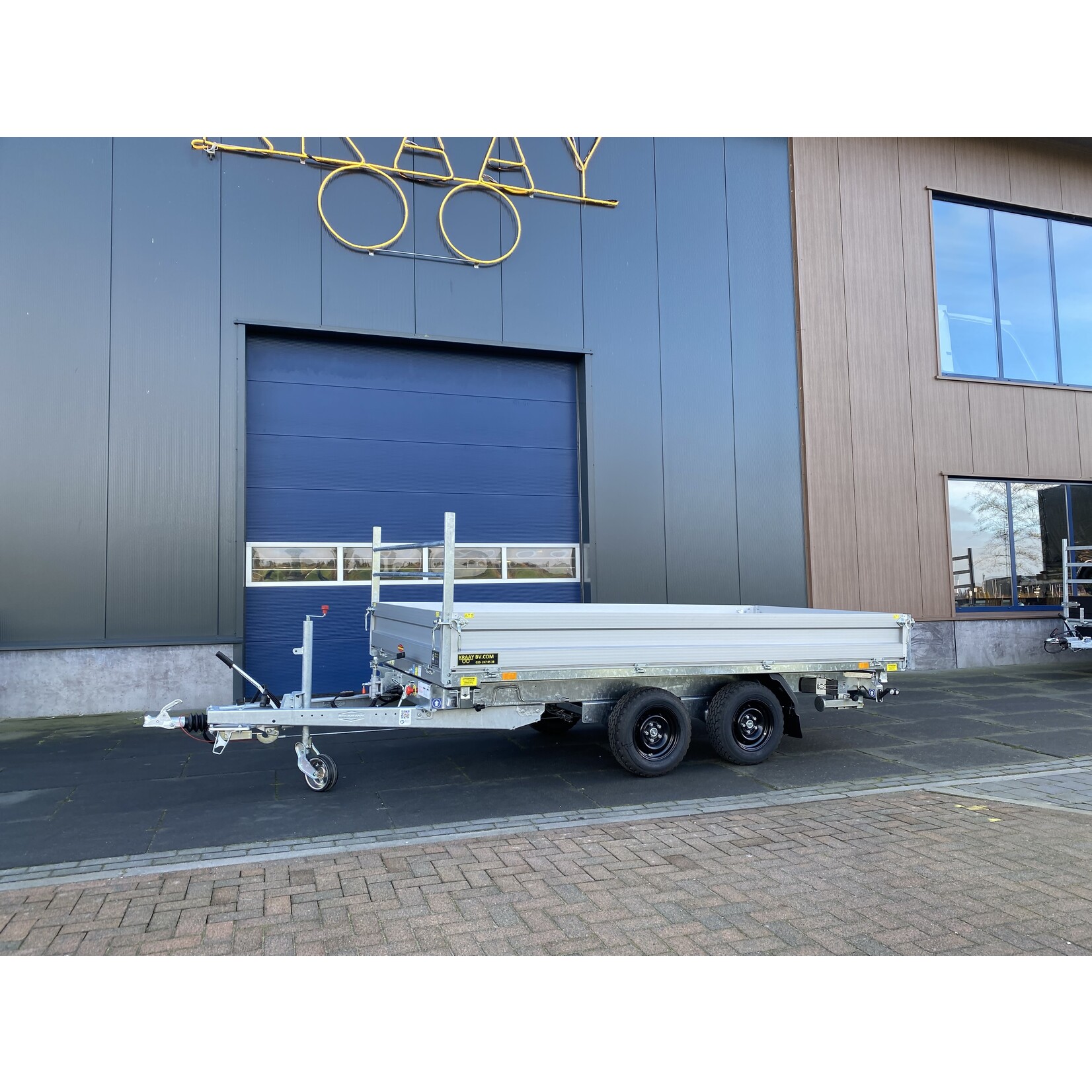 Bockmann 3-zijdige kipper| 374 x 180 x 35 cm | 3.500 kg | Geremd ALL - IN AKTIE!