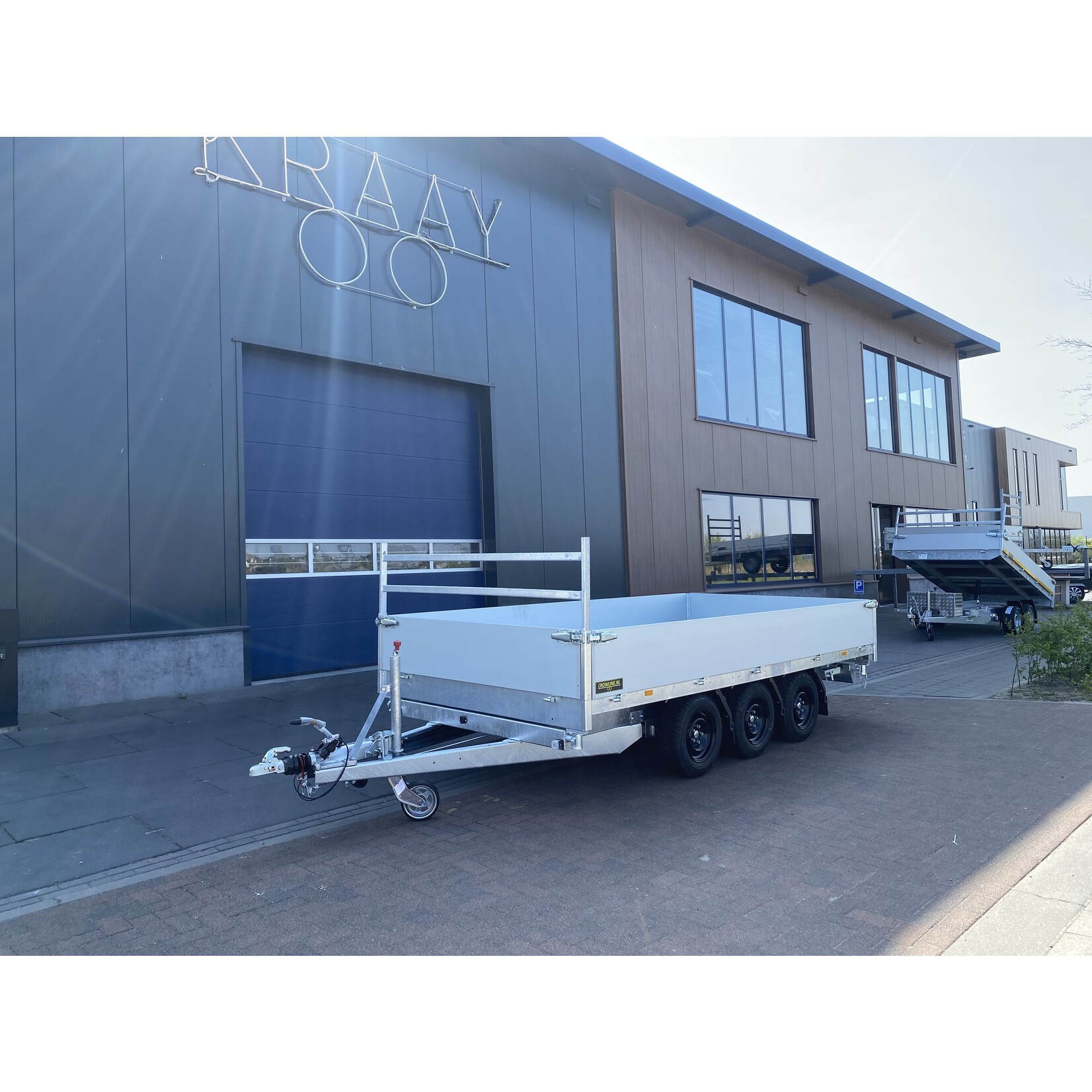 Crowline Crowline 3 - zijdige kipper | 400 x 200 x 40 cm | 3.500 kg | Geremd ALL - IN AKTIE!