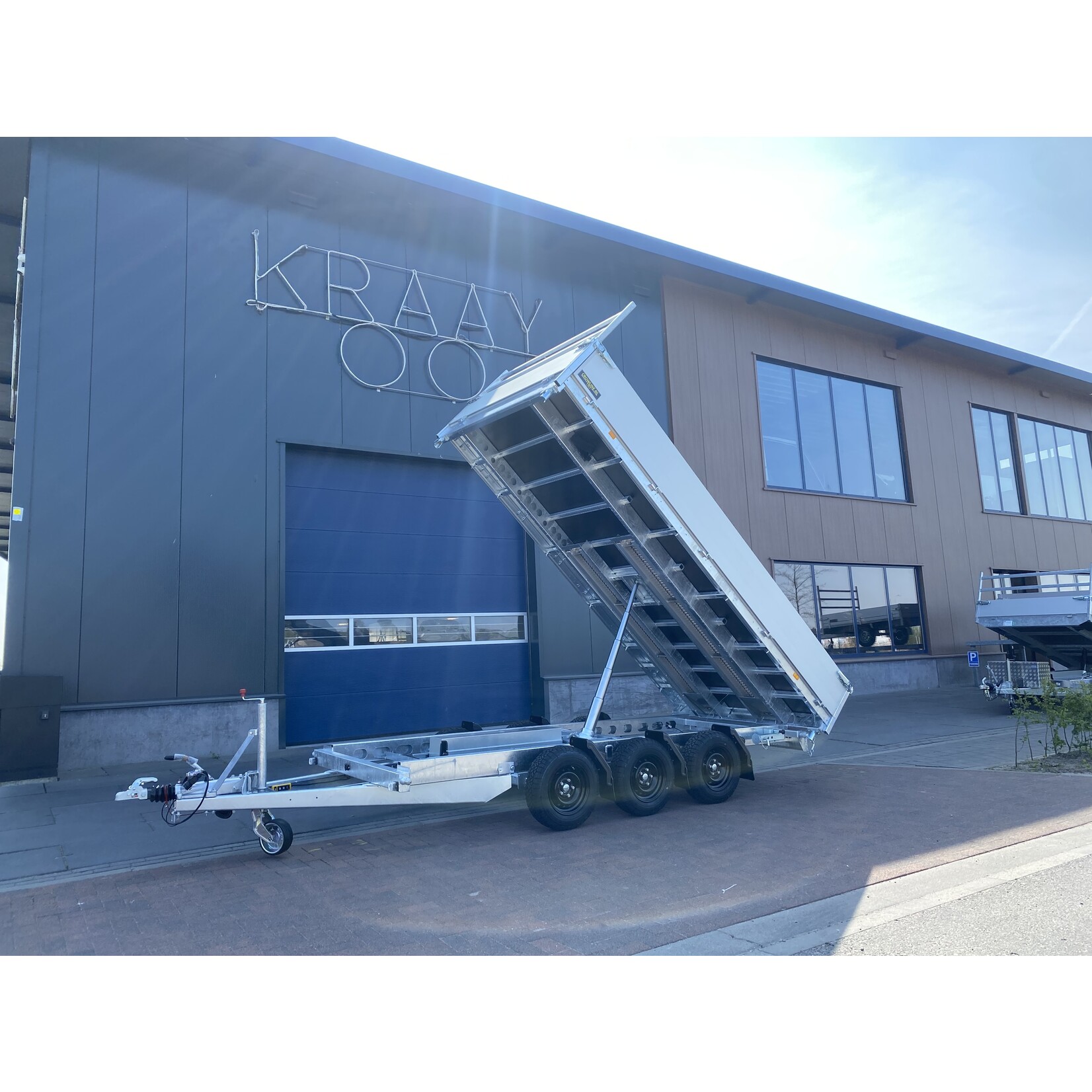Crowline Crowline 3 - zijdige kipper | 400 x 200 x 40 cm | 3.500 kg | Geremd ALL - IN AKTIE!