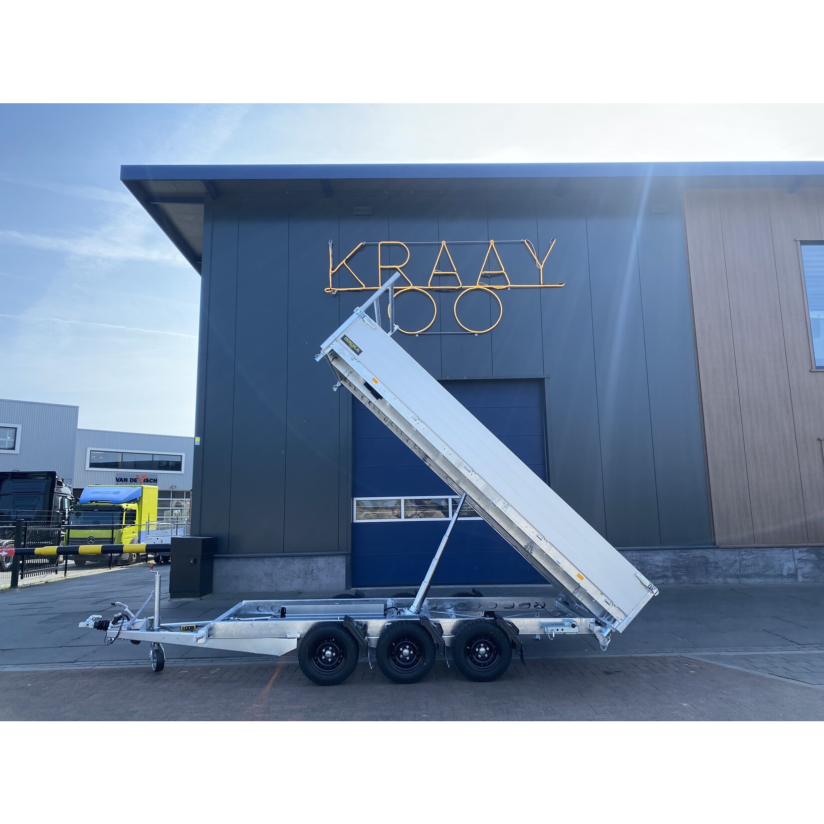 Crowline Crowline 3 - zijdige kipper | 400 x 200 x 40 cm | 3.500 kg | Geremd ALL - IN AKTIE!
