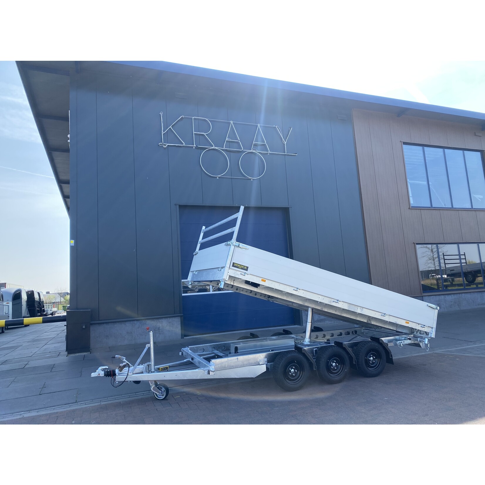 Crowline Crowline 3 - zijdige kipper | 400 x 200 x 40 cm | 3.500 kg | Geremd ALL - IN AKTIE!