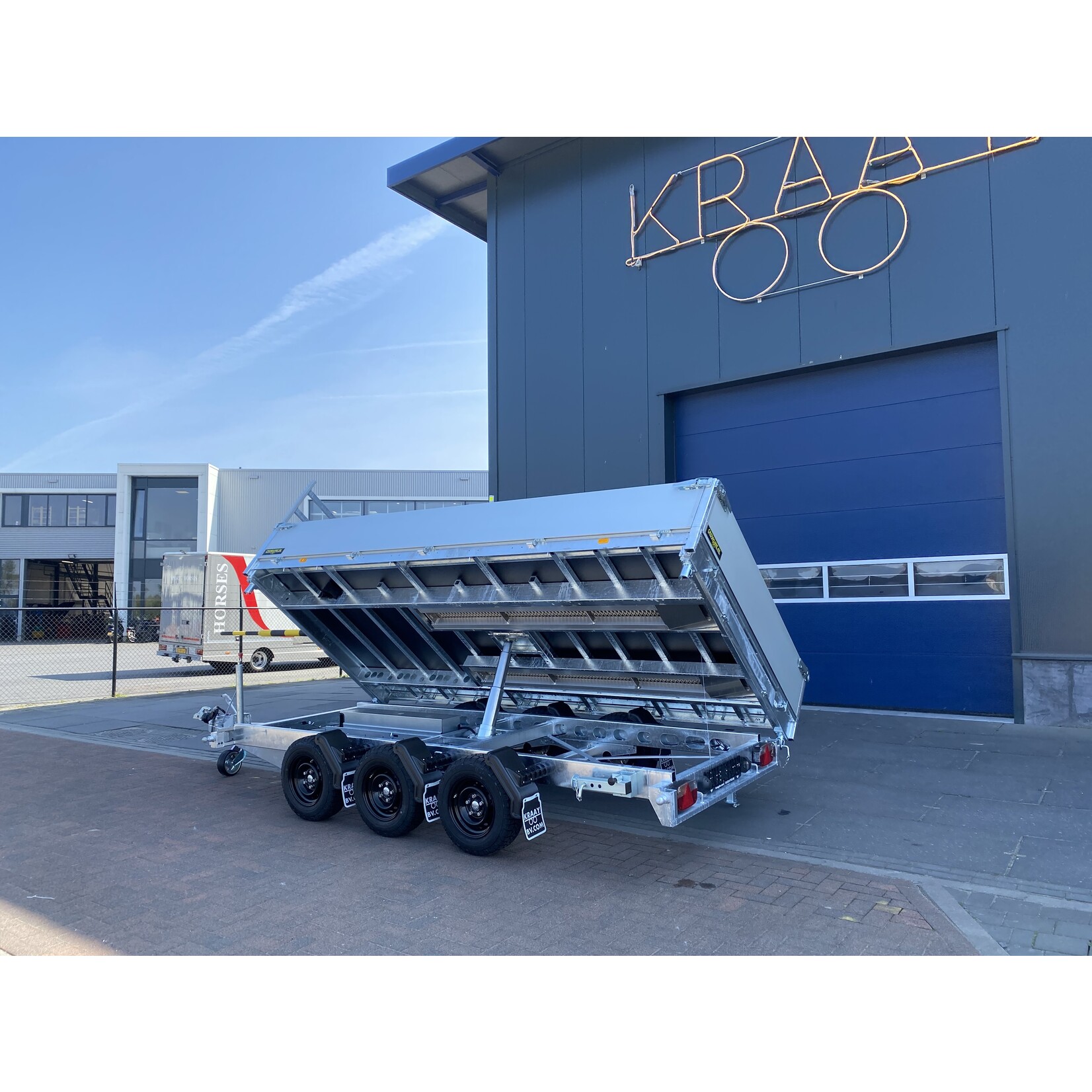 Crowline Crowline 3 - zijdige kipper | 400 x 200 x 40 cm | 3.500 kg | Geremd ALL - IN AKTIE!