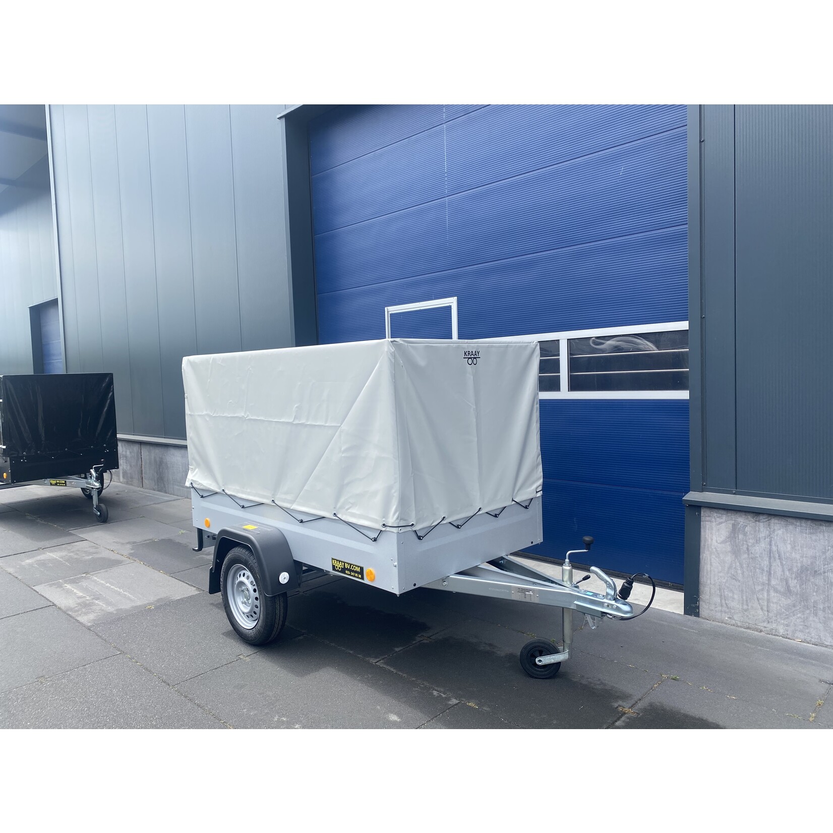Bockmann Böckmann TL-EU2 Bakwagen + Huif opbouw Grijs |  202x107x 110 cm  ALL-IN AKTIE