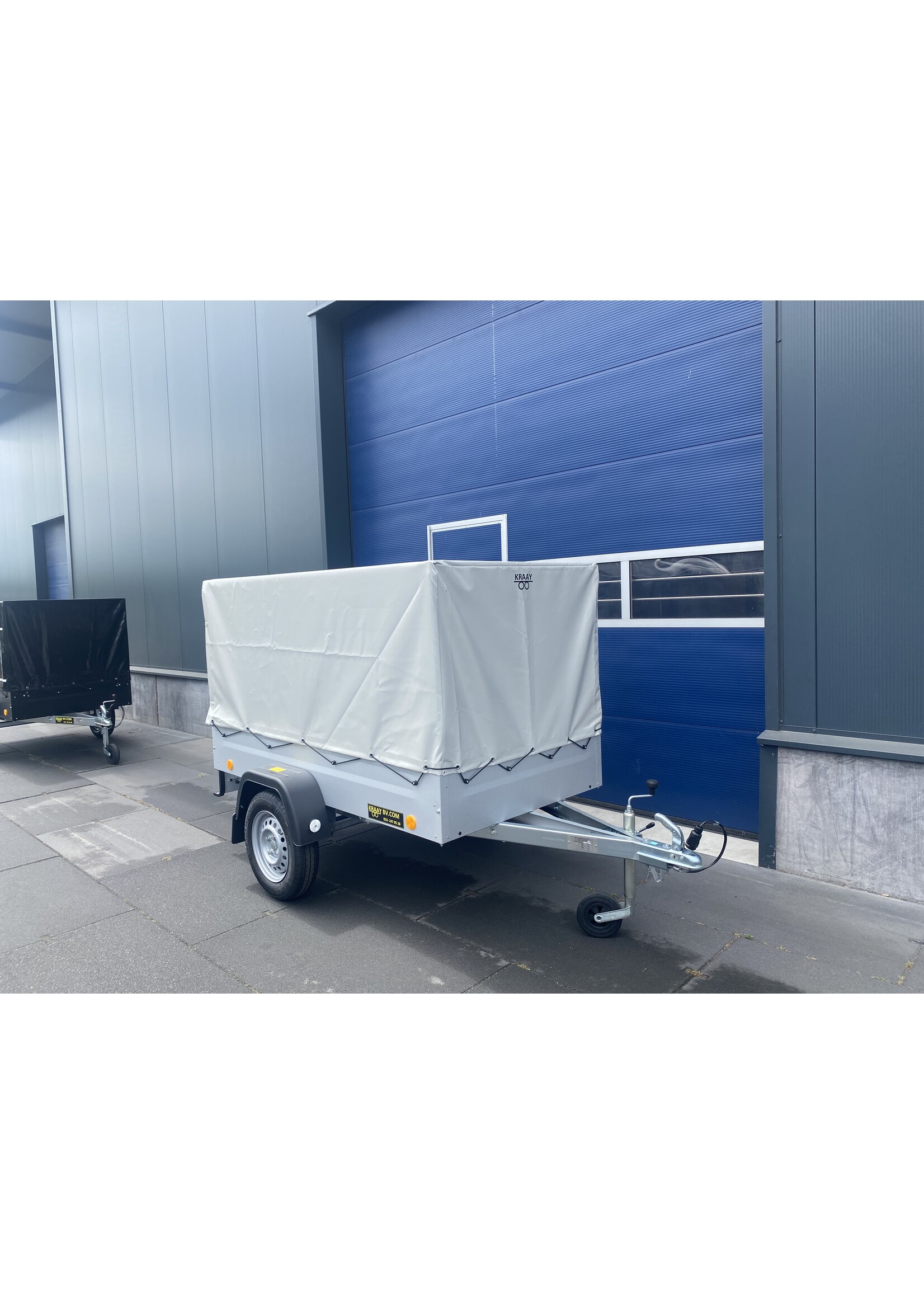 Bockmann Böckmann TL-EU2 Bakwagen + Huif opbouw Grijs |  202x107x 110 cm  ALL-IN AKTIE