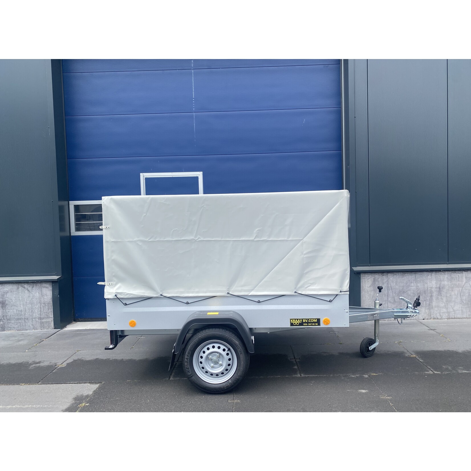 Bockmann Böckmann TL-EU2 Bakwagen + Huif opbouw Grijs |  202x107x 110 cm  ALL-IN AKTIE