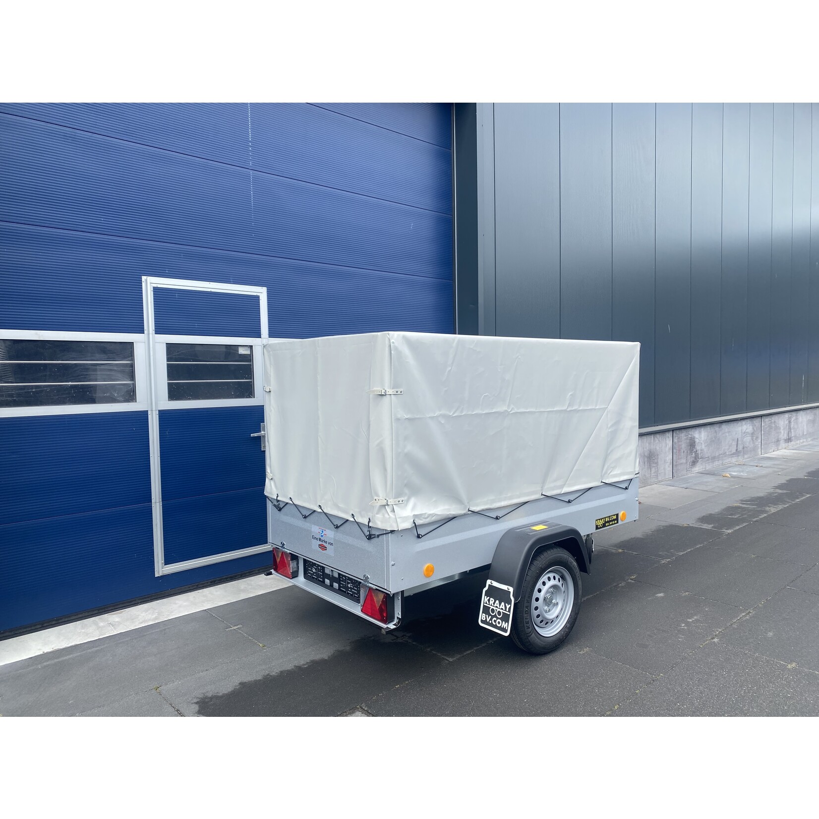 Bockmann Böckmann TL-EU2 Bakwagen + Huif opbouw Grijs |  202x107x 110 cm  ALL-IN AKTIE