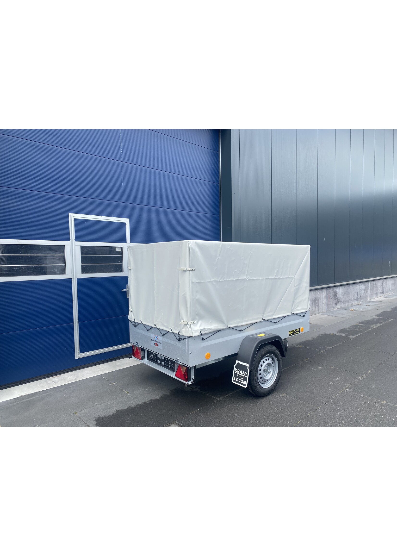 Bockmann Böckmann TL-EU2 Bakwagen + Huif opbouw Grijs |  202x107x 110 cm  ALL-IN AKTIE