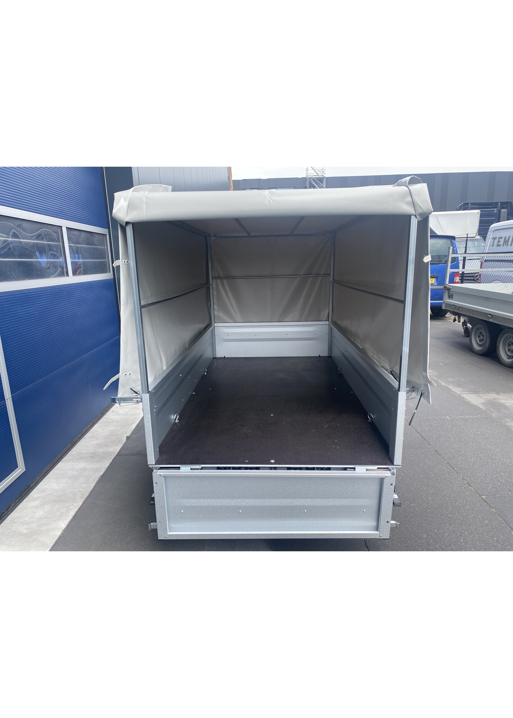 Bockmann Böckmann TL-EU2 Bakwagen + Huif opbouw Grijs |  202x107x 110 cm  ALL-IN AKTIE