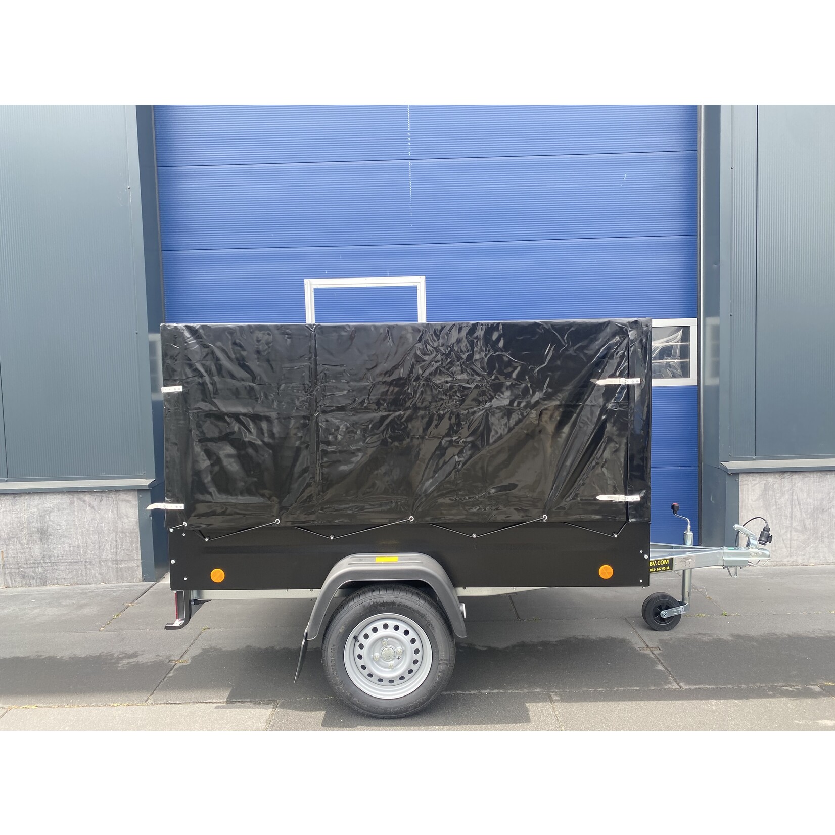 Bockmann Böckmann TL-EU2 Bakwagen + Huif opbouw zwart |  202x107x 110 cm  ALL-IN AKTIE