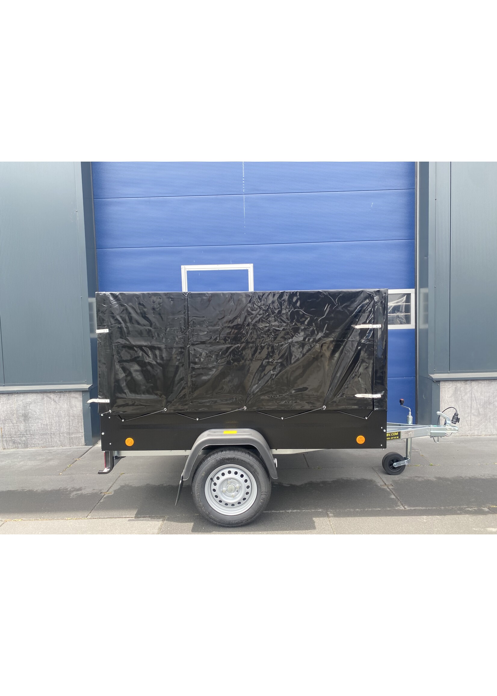 Bockmann Böckmann TL-EU2 Bakwagen + Huif opbouw zwart |  202x107x 110 cm  ALL-IN AKTIE