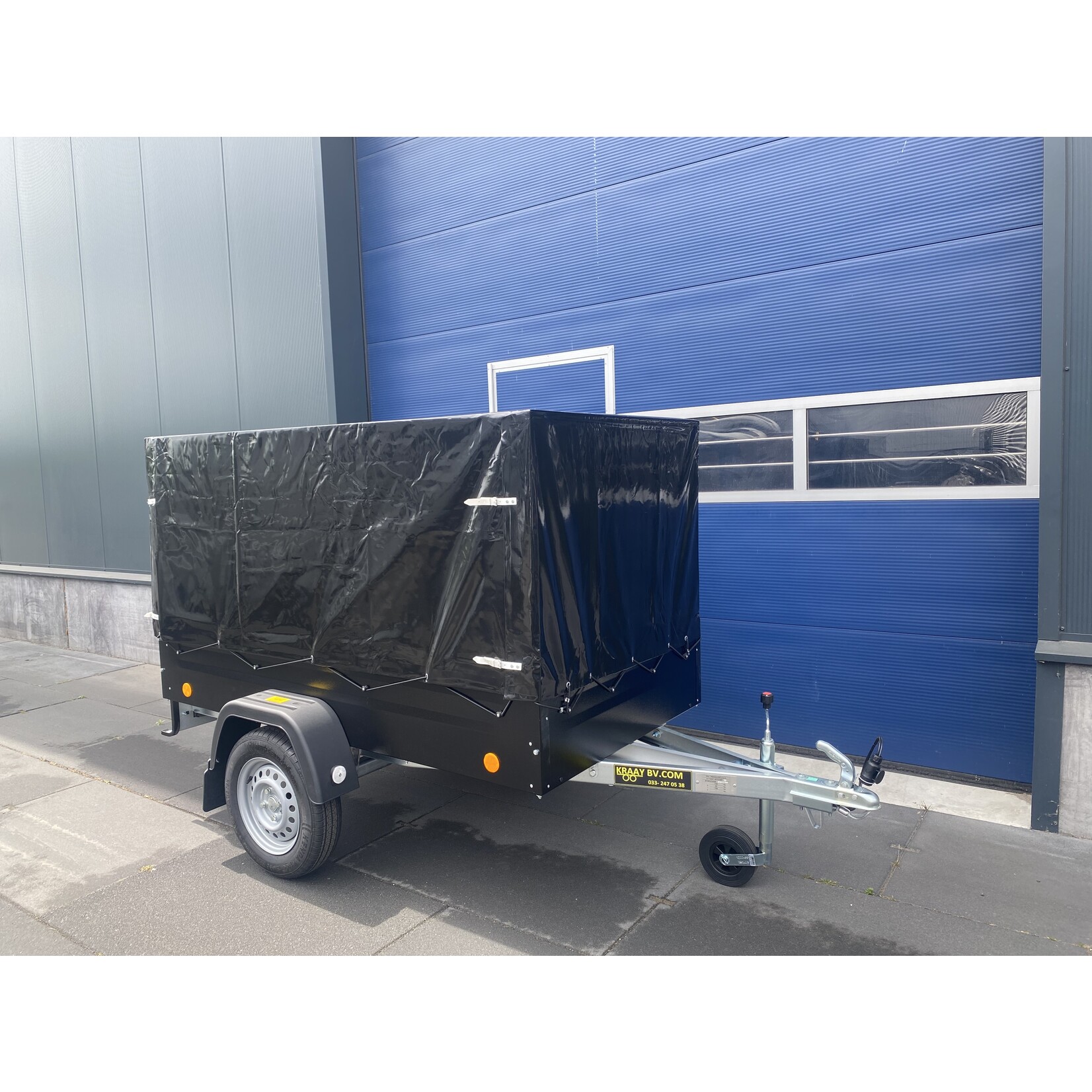 Bockmann Böckmann TL-EU2 Bakwagen + Huif opbouw zwart |  202x107x 110 cm  ALL-IN AKTIE