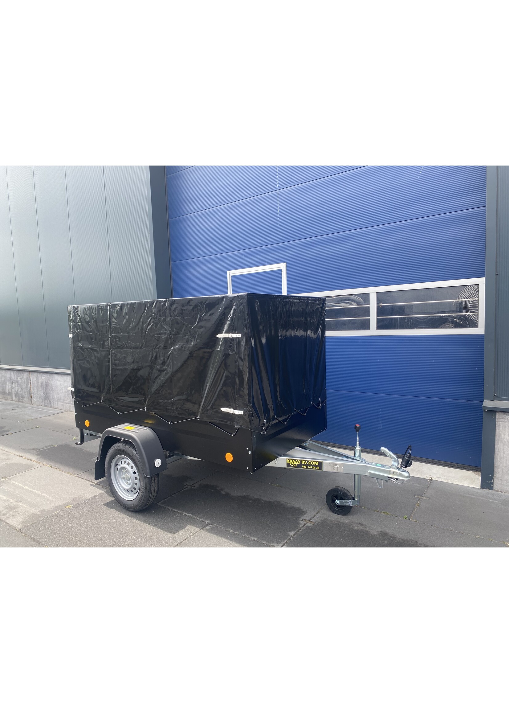 Bockmann Böckmann TL-EU2 Bakwagen + Huif opbouw zwart |  202x107x 110 cm  ALL-IN AKTIE