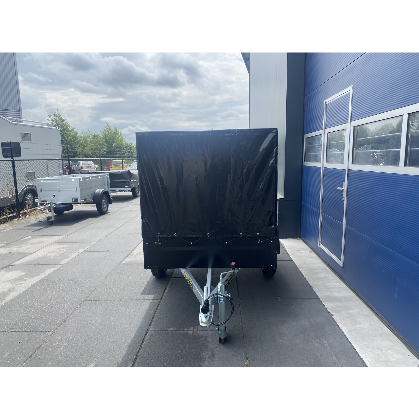 Bockmann Böckmann TL-EU2 Bakwagen + Huif opbouw zwart |  202x107x 110 cm  ALL-IN AKTIE