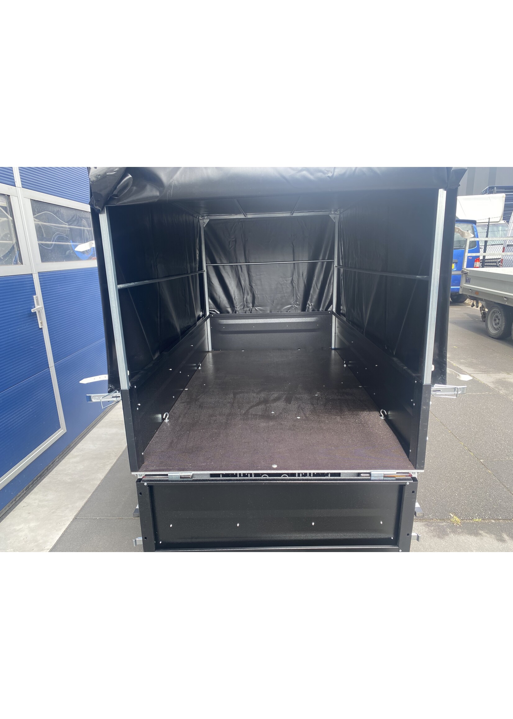 Bockmann Böckmann TL-EU2 Bakwagen + Huif opbouw zwart |  202x107x 110 cm  ALL-IN AKTIE