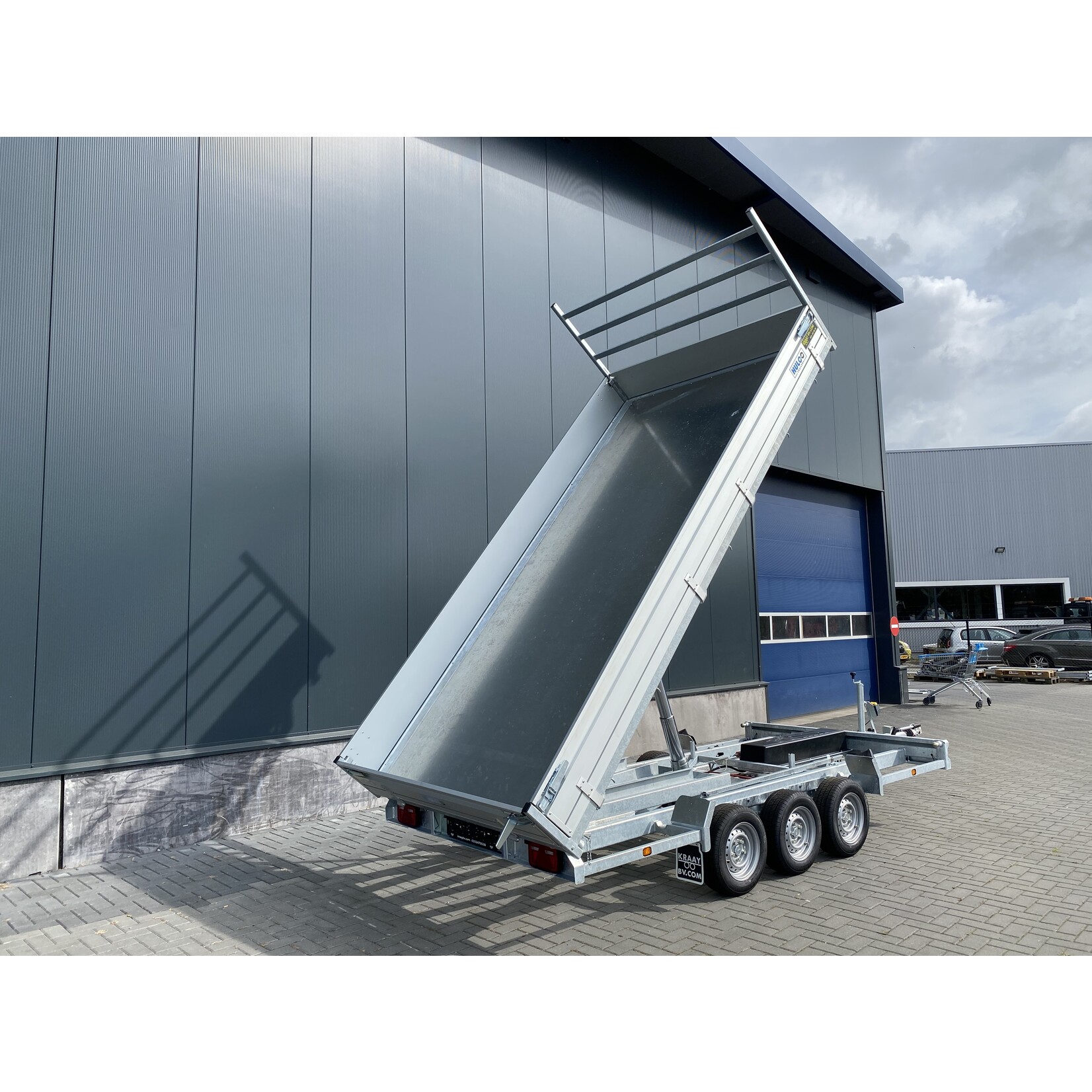 hulco Voorraad Aktie! Hulco Benax-3  405 x 200 x 30 cm | 3.500 kg | Geremd