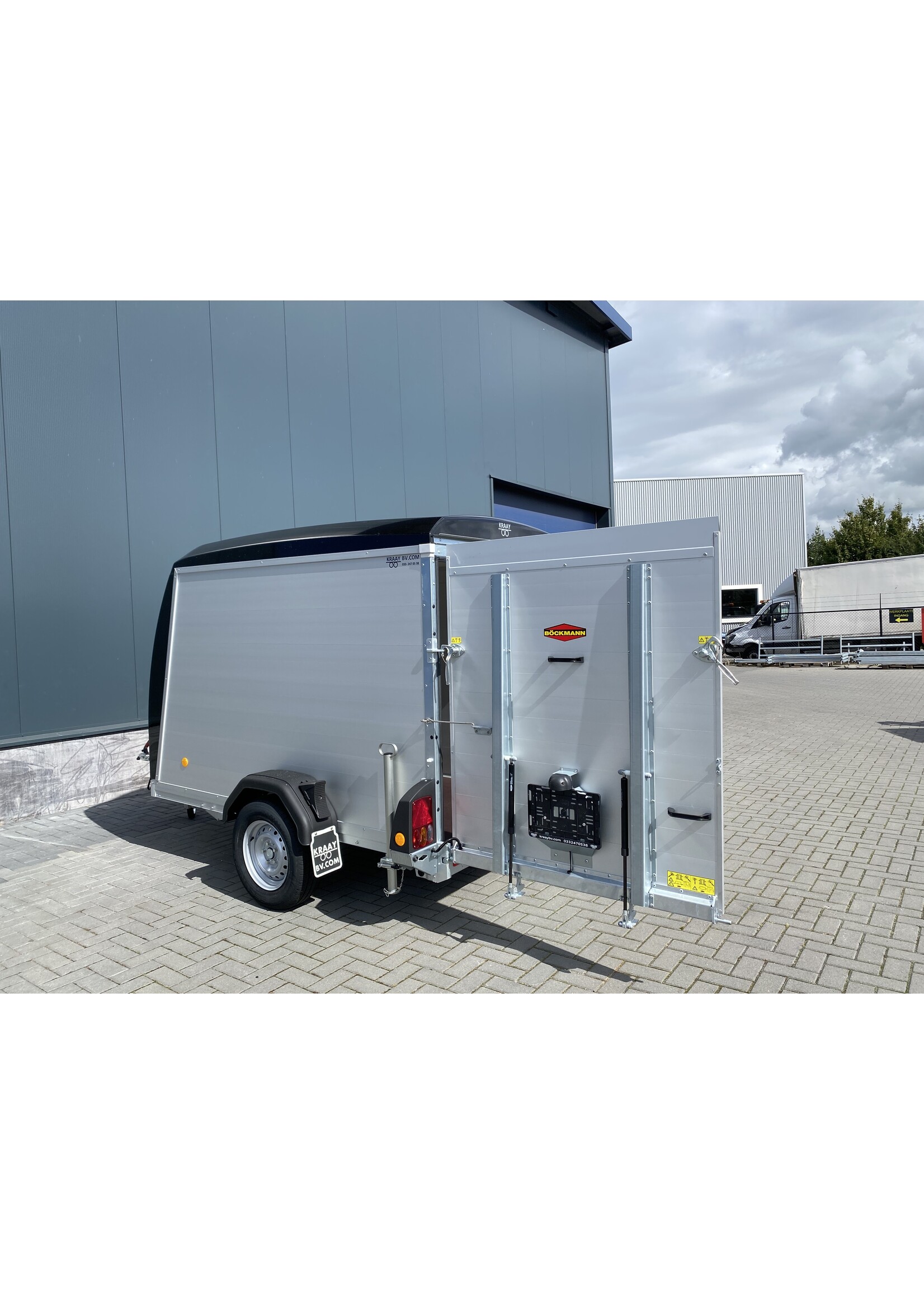 Bockmann Böckmann Gesloten Aanhangwagen 275 cm X 131 cm 173 cm | 1.500 kg | Geremd ALL-IN AKTIE