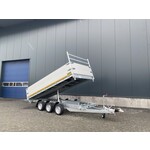 eduard Demo / voorraad aktie! Eduard 3-zijdige kipper | 400 x 180 x 60 cm | 3.500 kg | Geremd