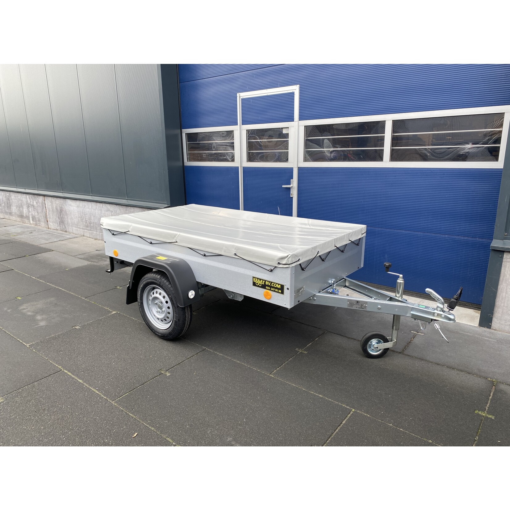 TPV TPV KD-EU2 | Opklapbare aanhangwagen | 202x107x34 Cm | 750 Kg | Ongeremd | ALL-IN AKTIE