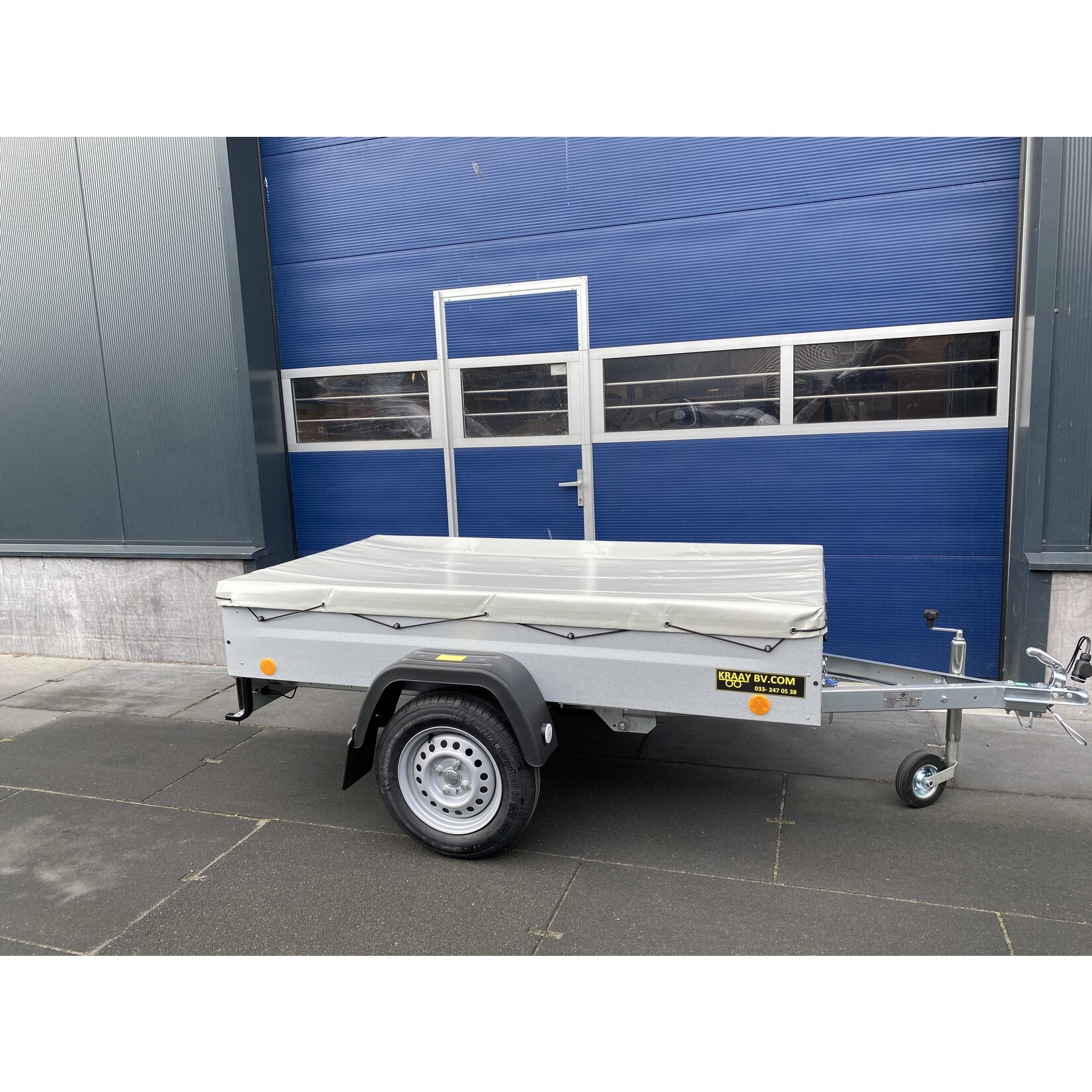 TPV TPV KD-EU2 | Opklapbare aanhangwagen | 202x107x34 Cm | 750 Kg | Ongeremd | ALL-IN AKTIE
