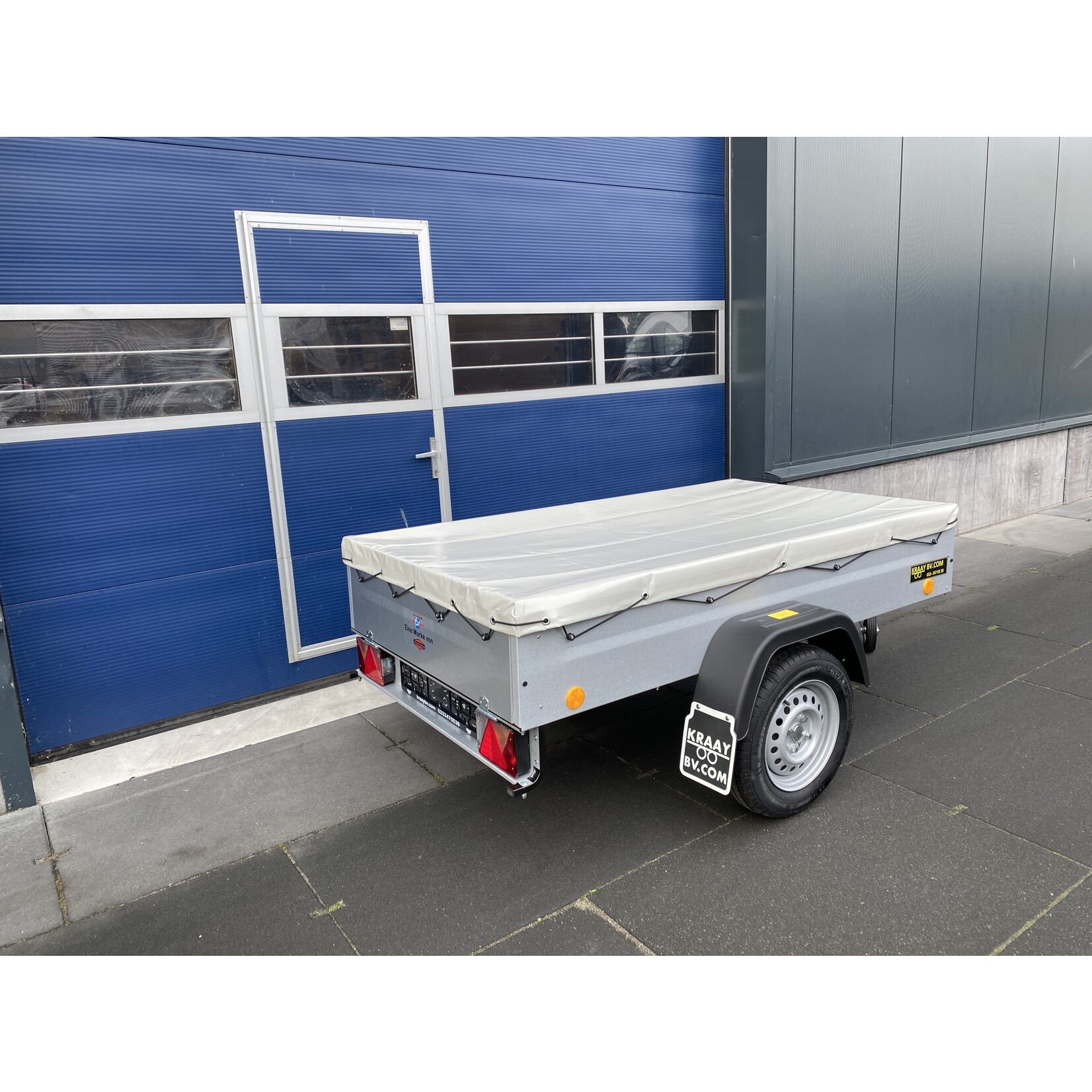 TPV TPV KD-EU2 | Opklapbare aanhangwagen | 202x107x34 Cm | 750 Kg | Ongeremd | ALL-IN AKTIE