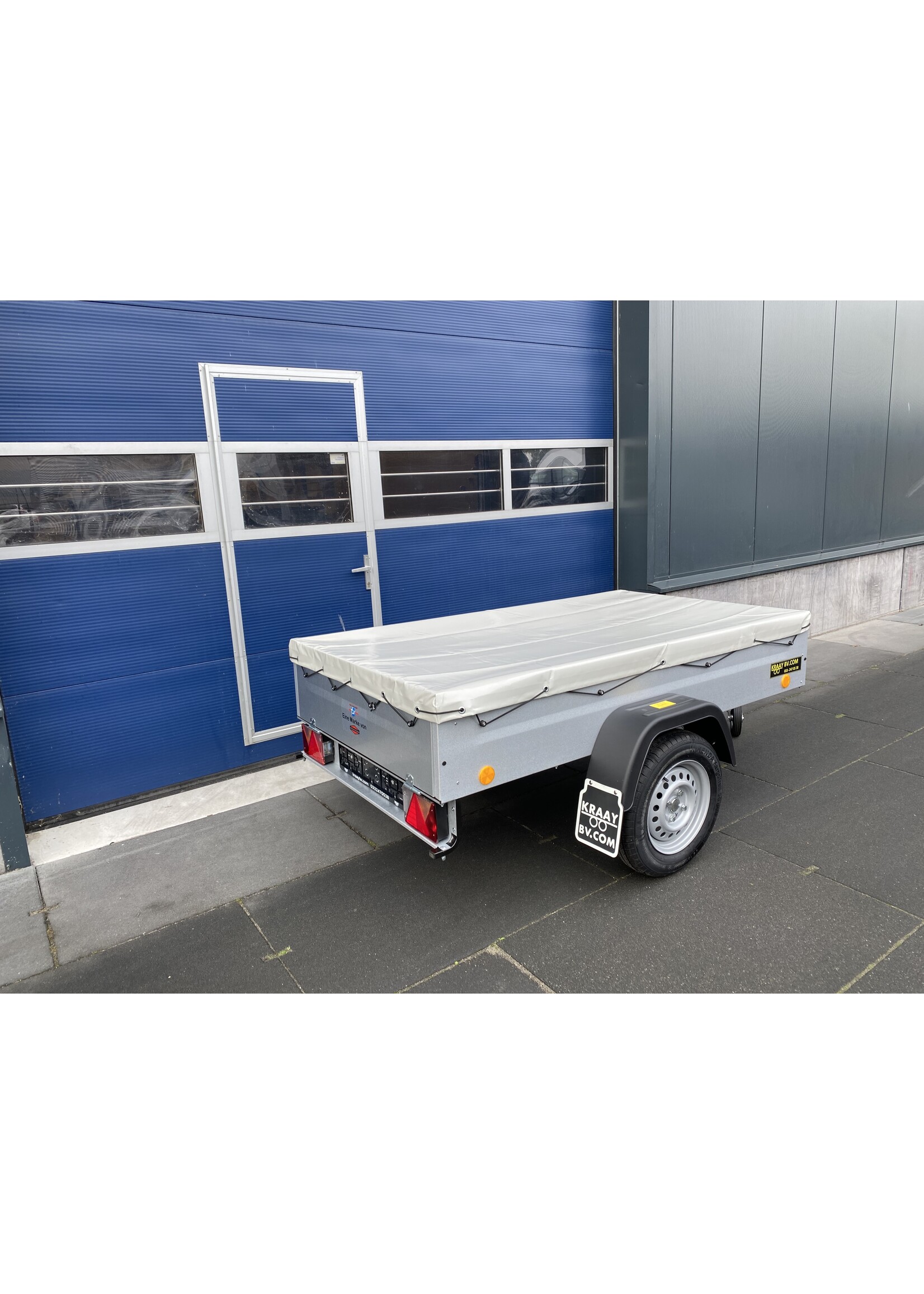 TPV TPV KD-EU2 | Opklapbare aanhangwagen | 202x107x34 Cm | 750 Kg | Ongeremd | ALL-IN AKTIE