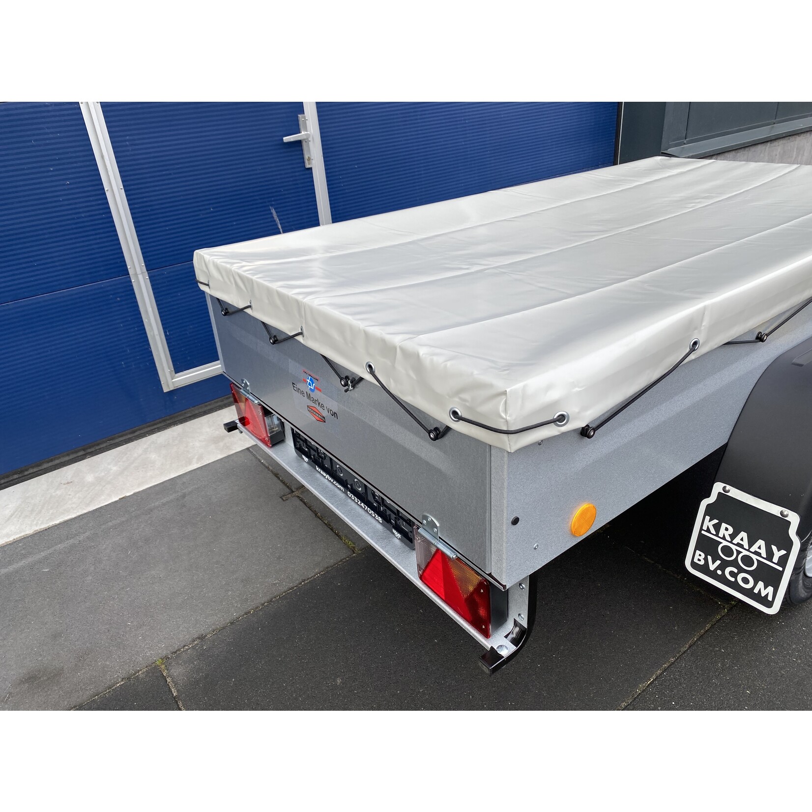 TPV TPV KD-EU2 | Opklapbare aanhangwagen | 202x107x34 Cm | 750 Kg | Ongeremd | ALL-IN AKTIE