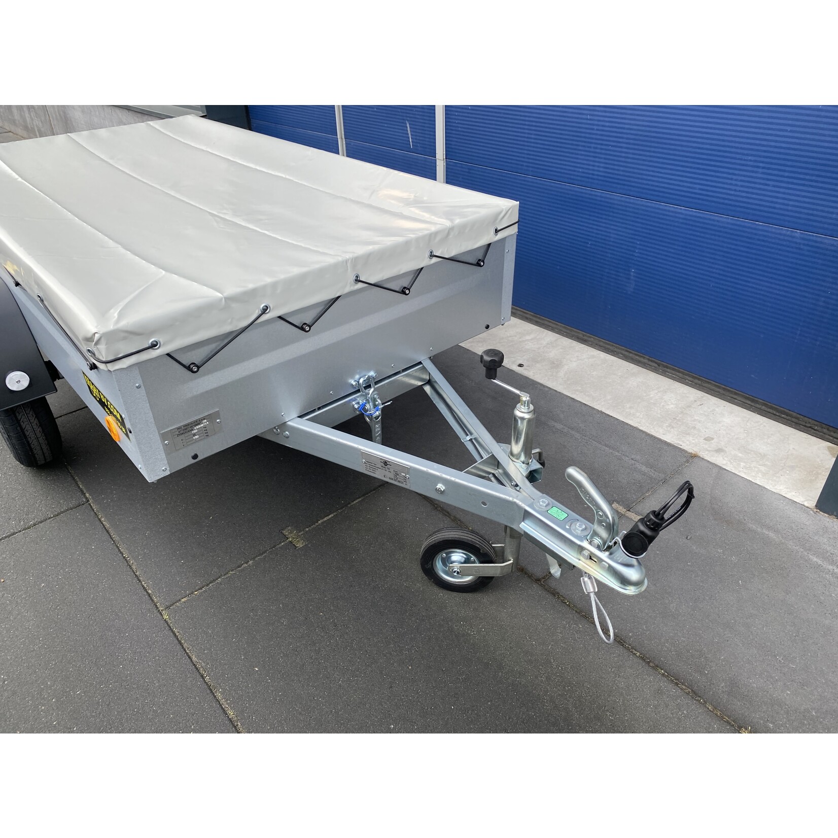 TPV TPV KD-EU2 | Opklapbare aanhangwagen | 202x107x34 Cm | 750 Kg | Ongeremd | ALL-IN AKTIE