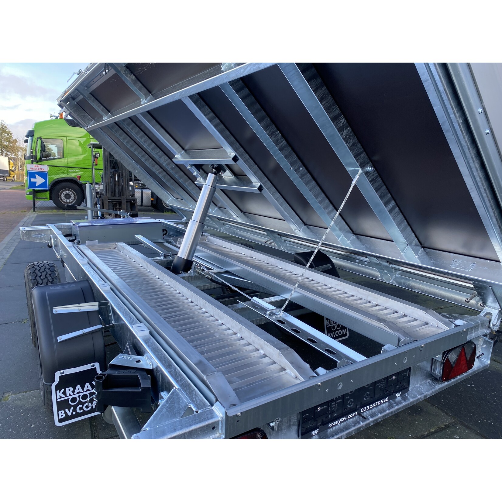 Bockmann Bockmann 3-zijdige kipper | 374 x 180 x 35 cm | 3.500 kg | Geremd ALL - IN AKTIE!