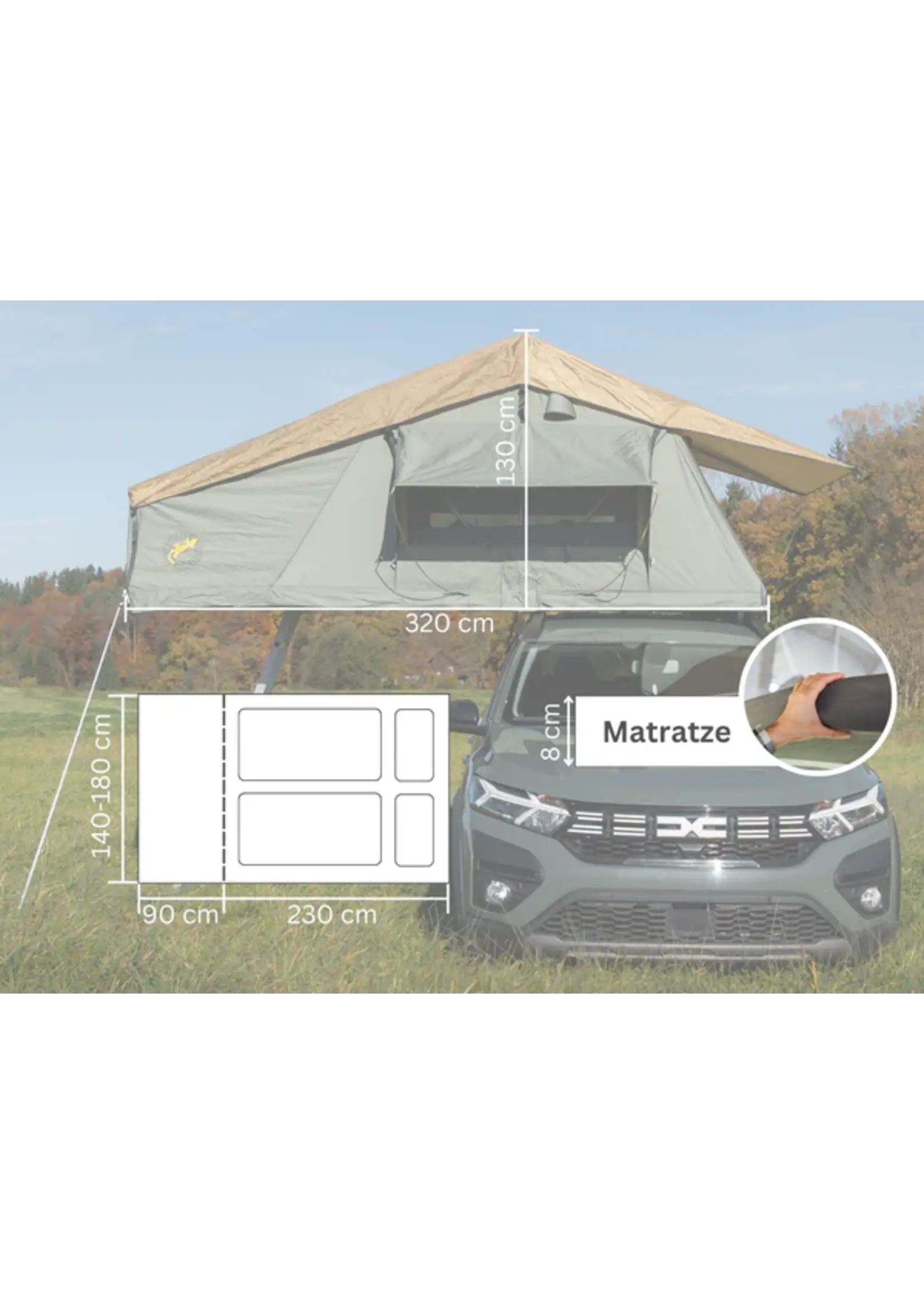 Gordigear Gordigear Tanami daktent 180 cm breed