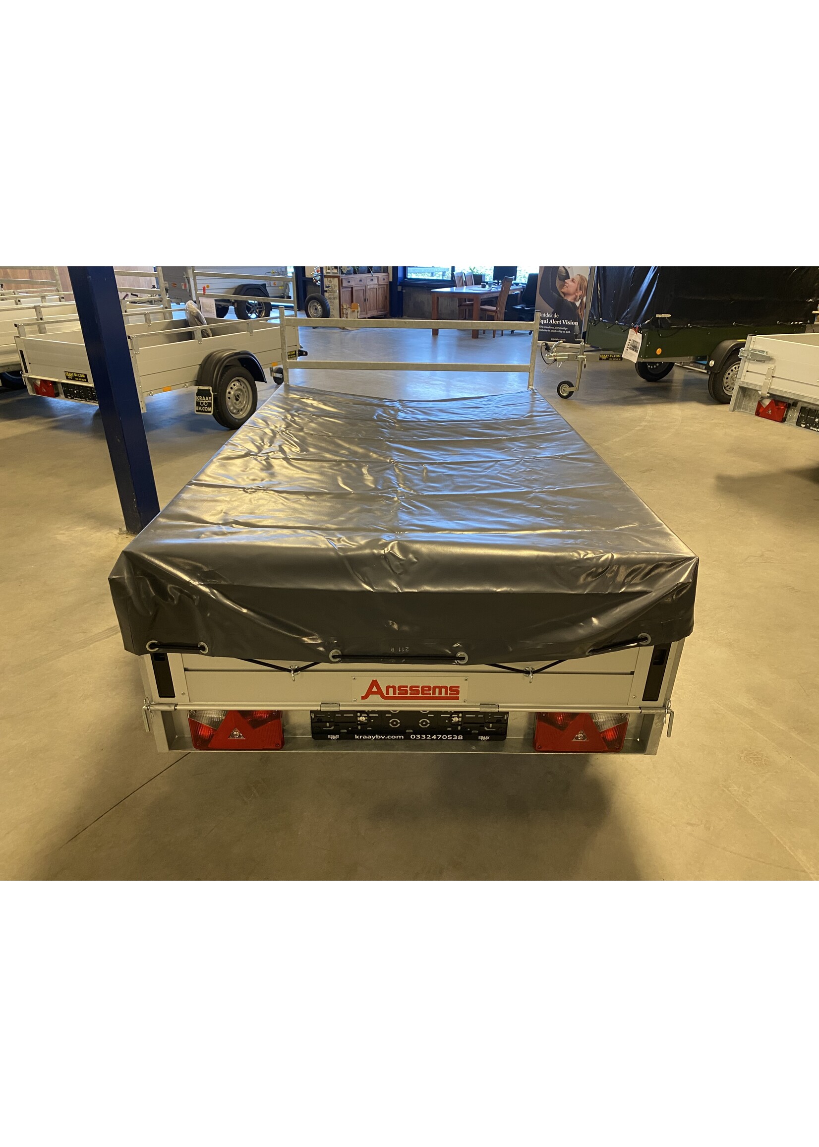 anssems Anssems GT | 211 x 126 x 30 cm | 750 kg | ongeremd  incl. vlakzeil ALL IN AKTIE!