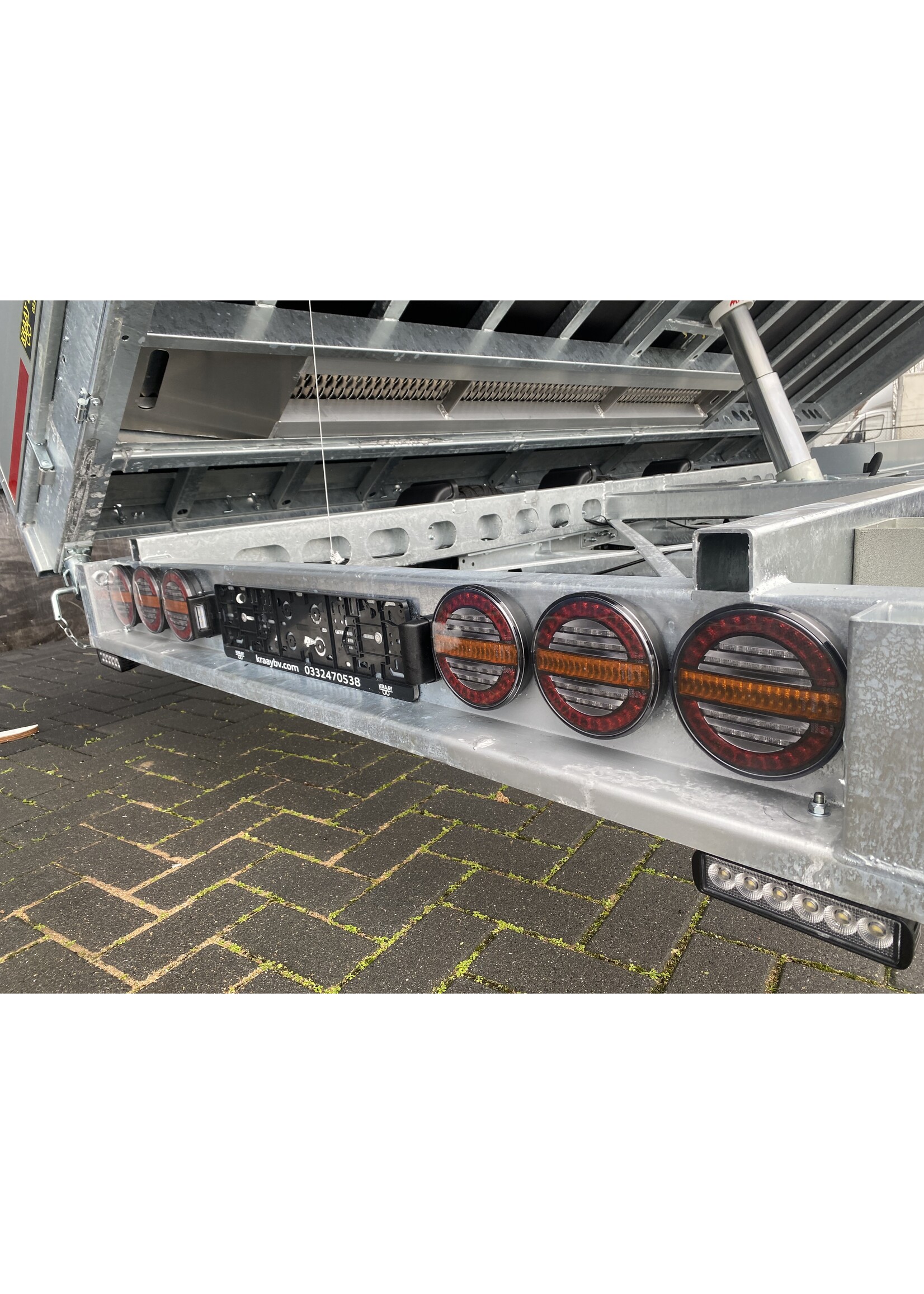 Eduard Eduard 3-zijdige kipper | 400 x 200 x 40 cm | 3.500 kg | Geremd ALL - IN AKTIE!